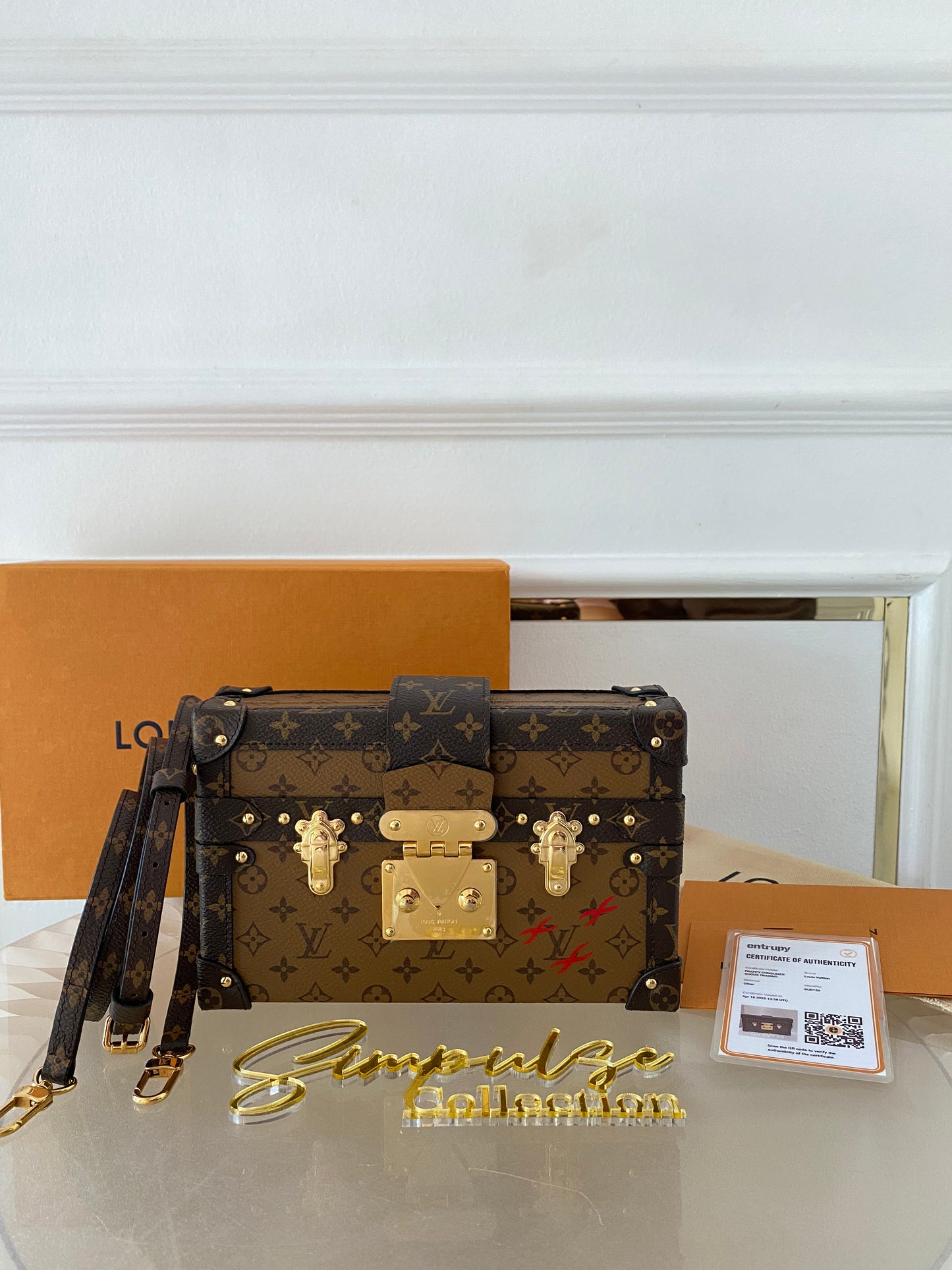 Louis Vuitton Mono Reverse Petite Malle