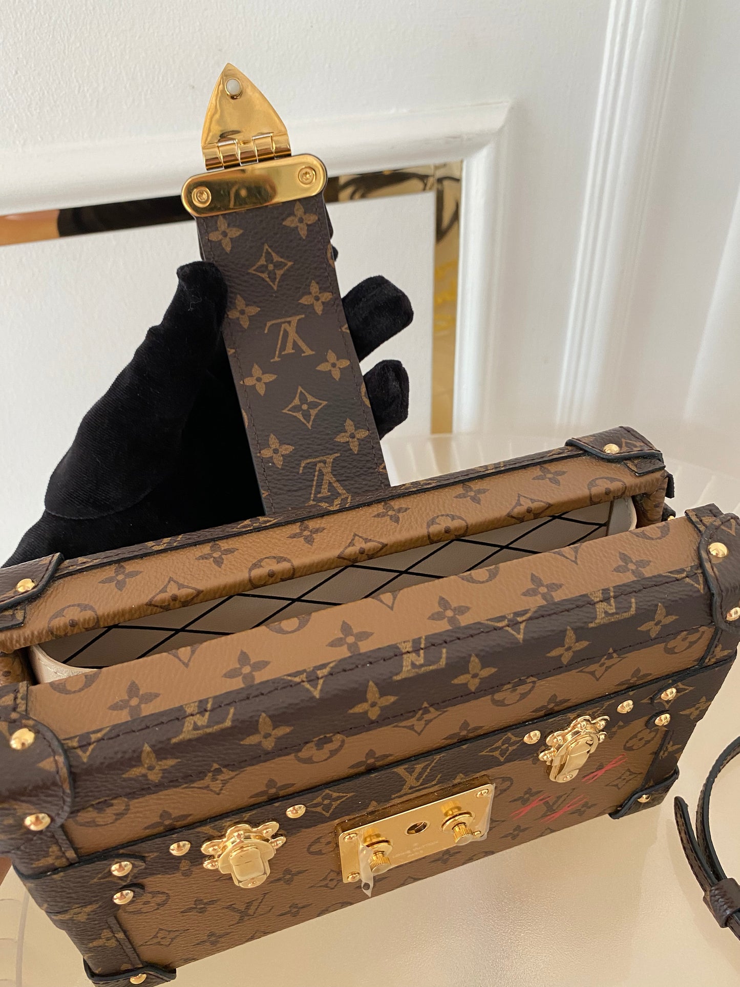 Louis Vuitton Mono Reverse Petite Malle