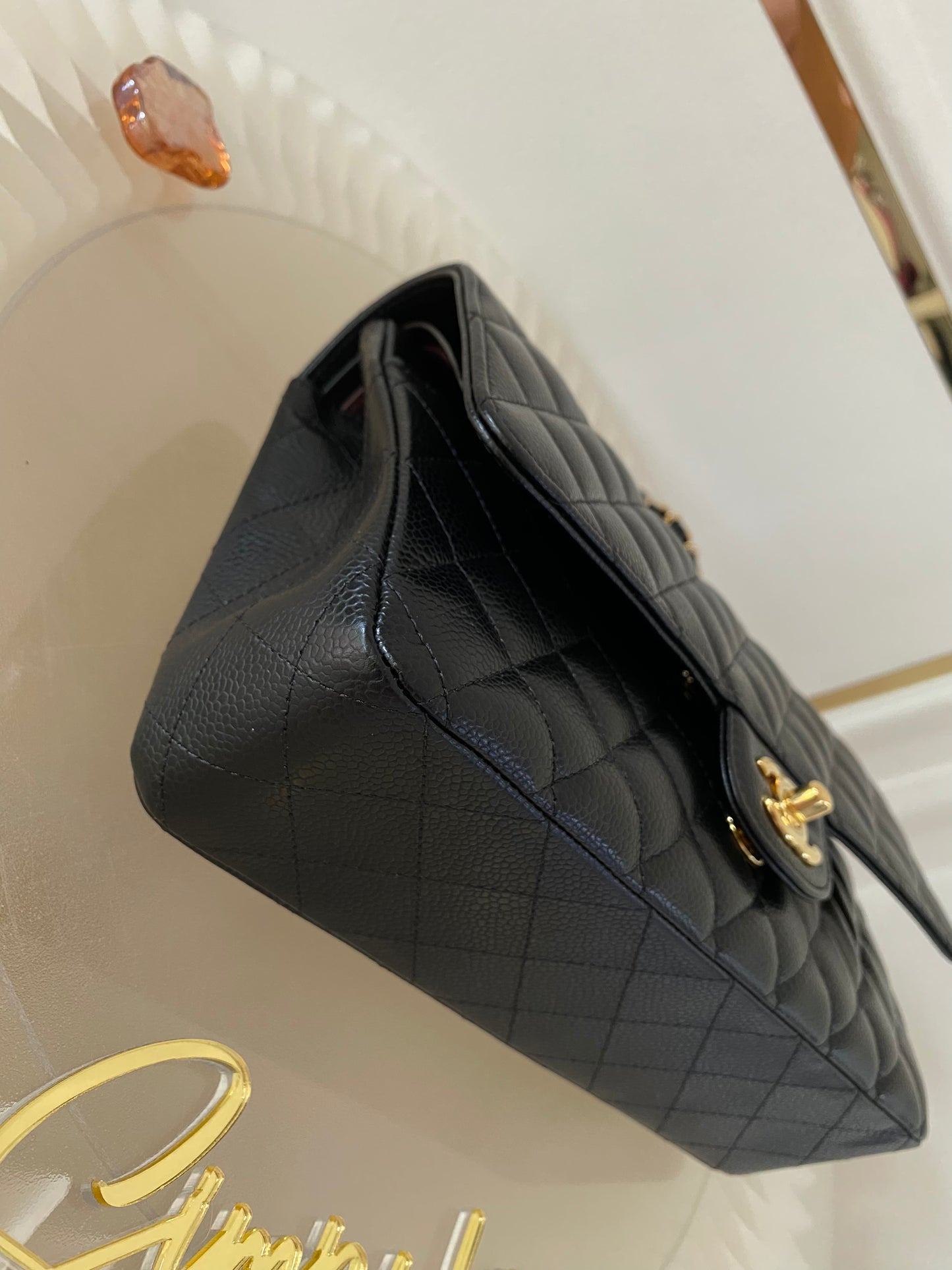 Chanel Medium Flap Caviar GHW