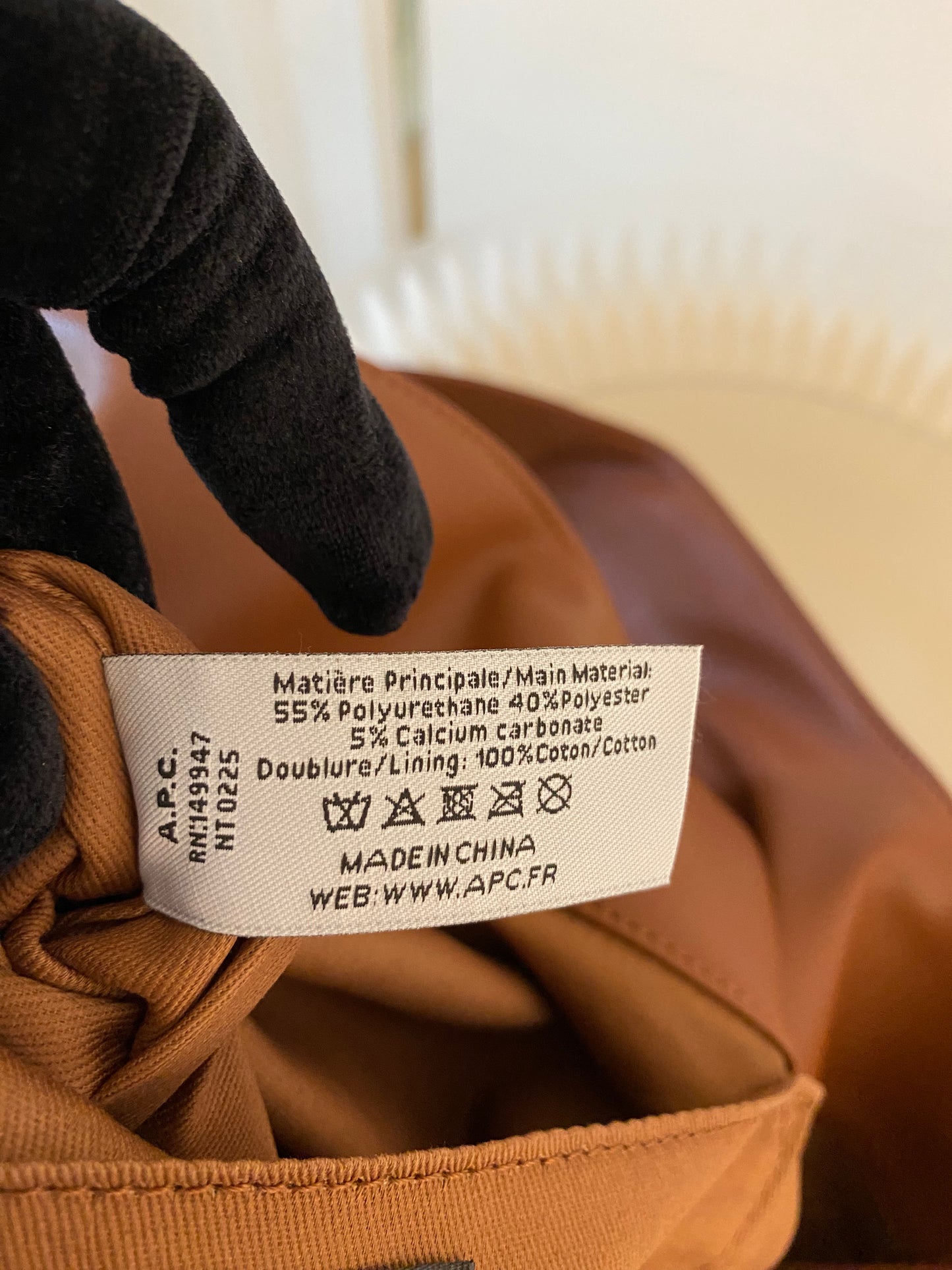 A.P.C Ninon Medium Brown Tote Bag