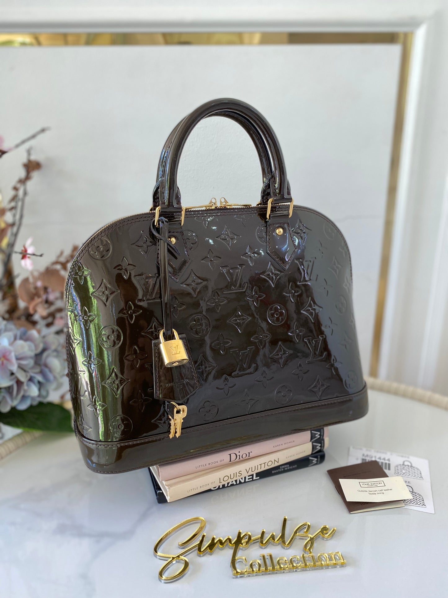 Louis Vuitton Alma Vernis Ombre Pm Size