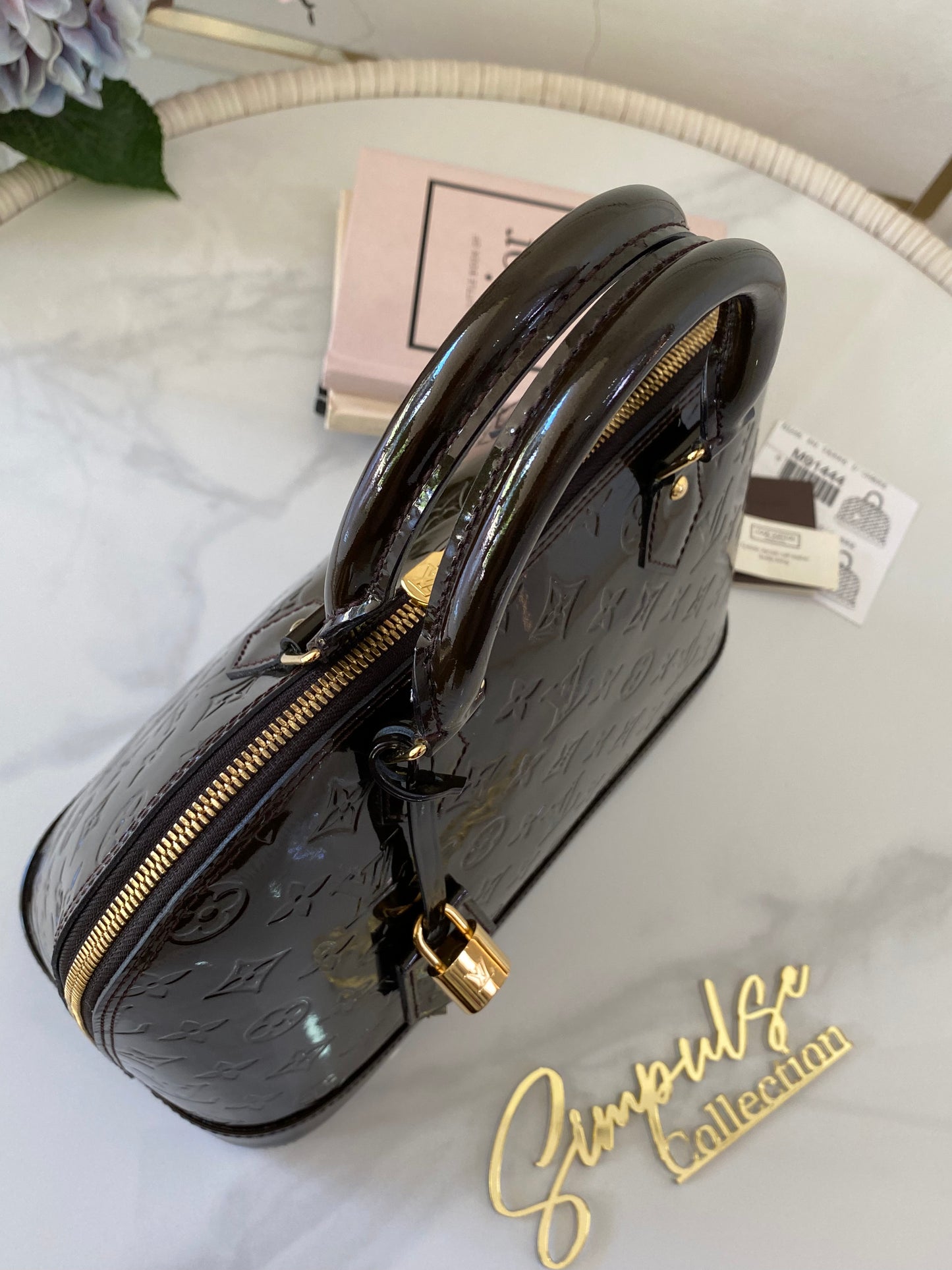 Louis Vuitton Alma Vernis Ombre Pm Size