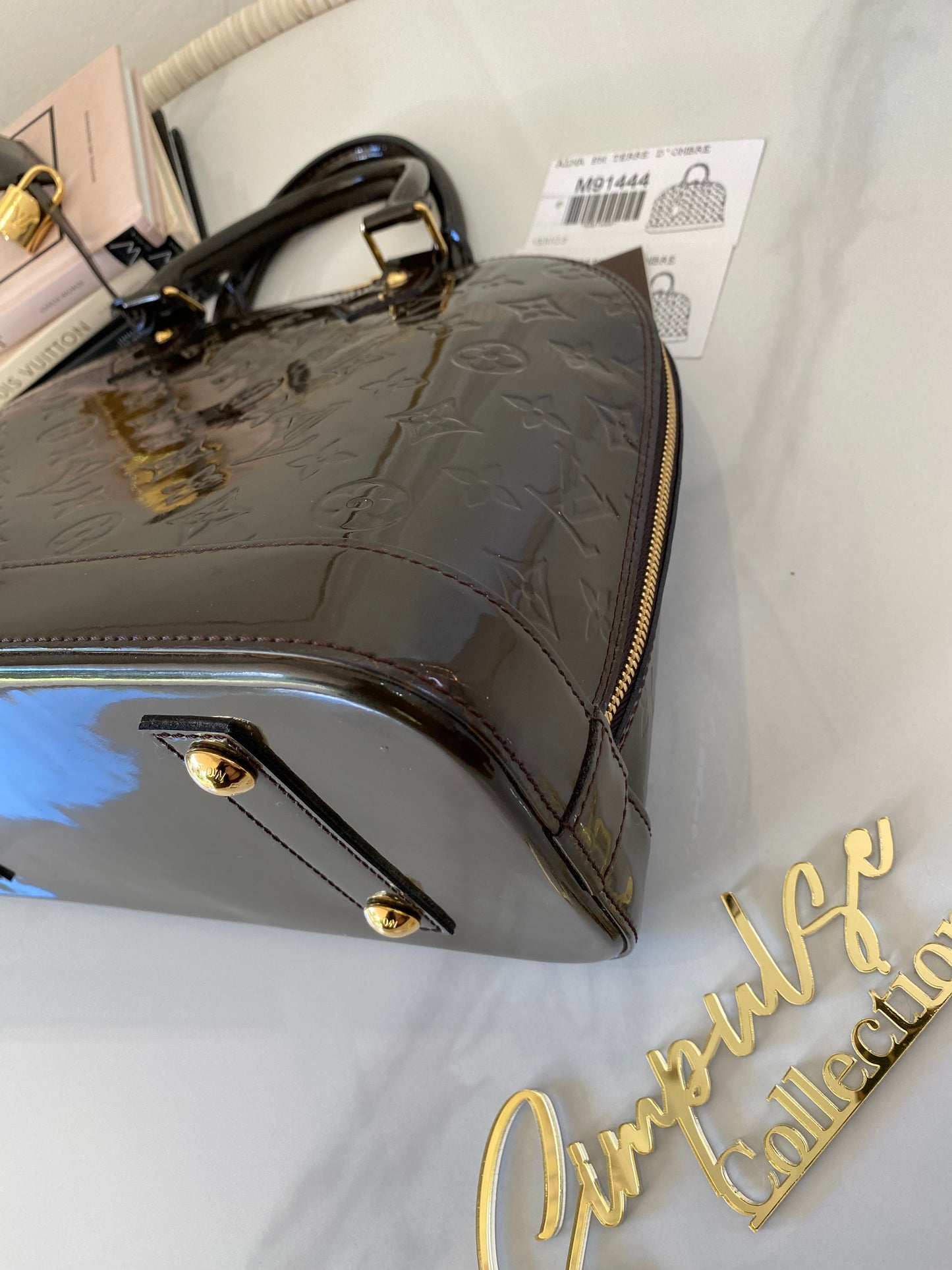 Louis Vuitton Alma Vernis Ombre Pm Size