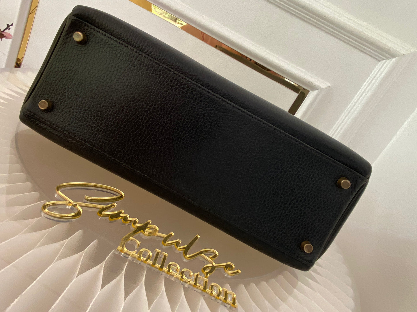 Hermes Kelly 32 Black GHW