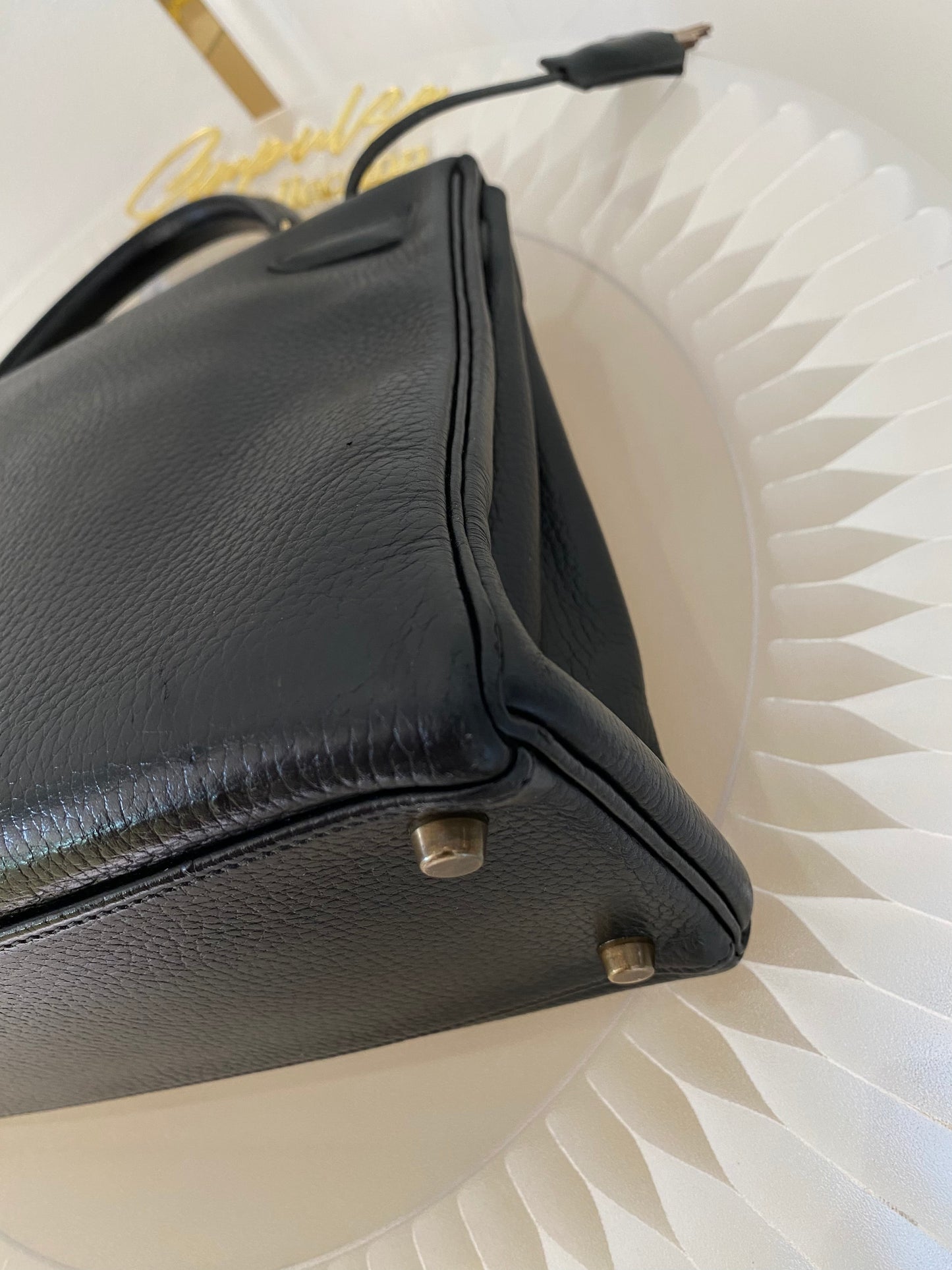 Hermes Kelly 32 Black GHW