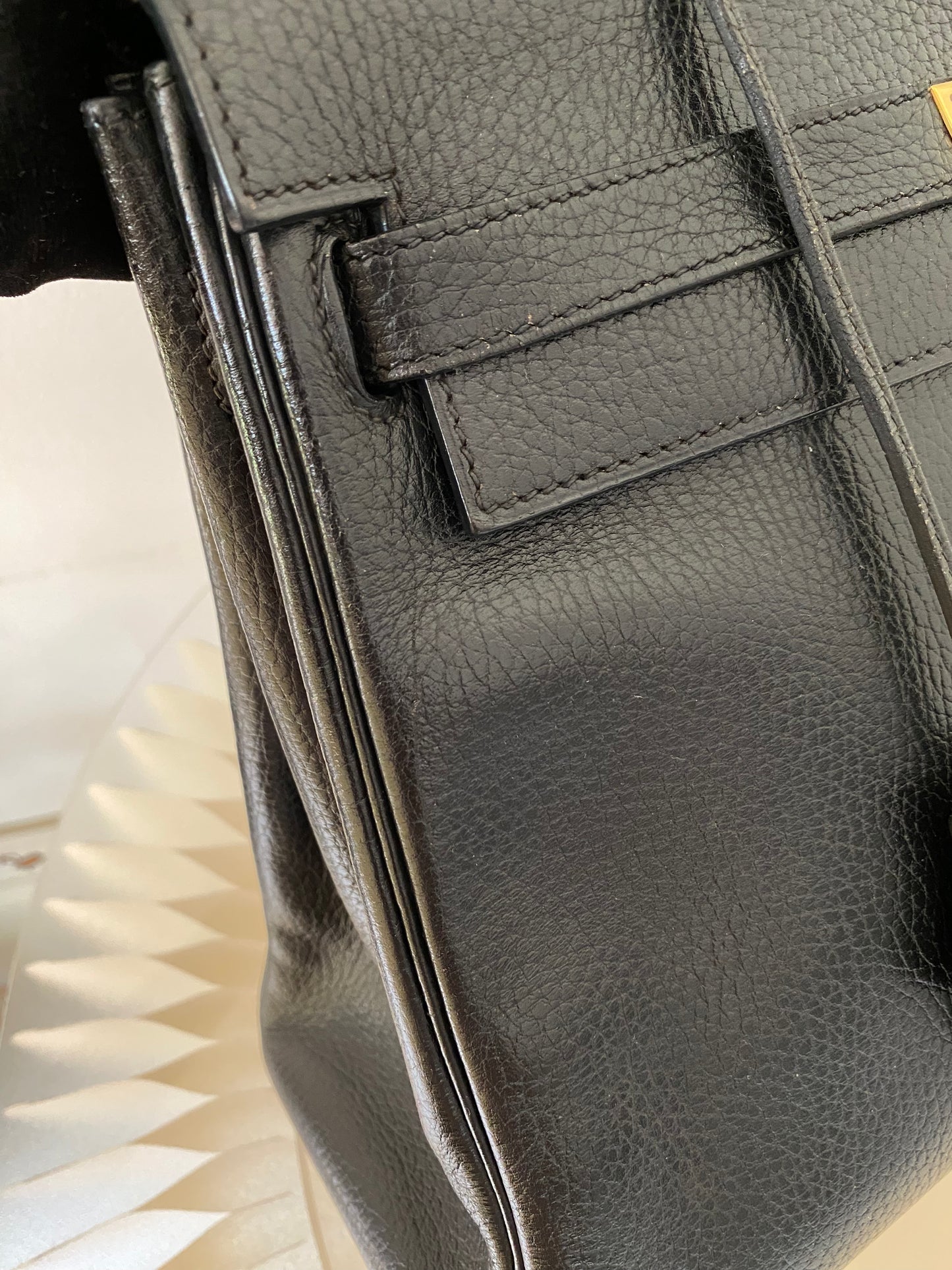 Hermes Kelly 32 Black GHW