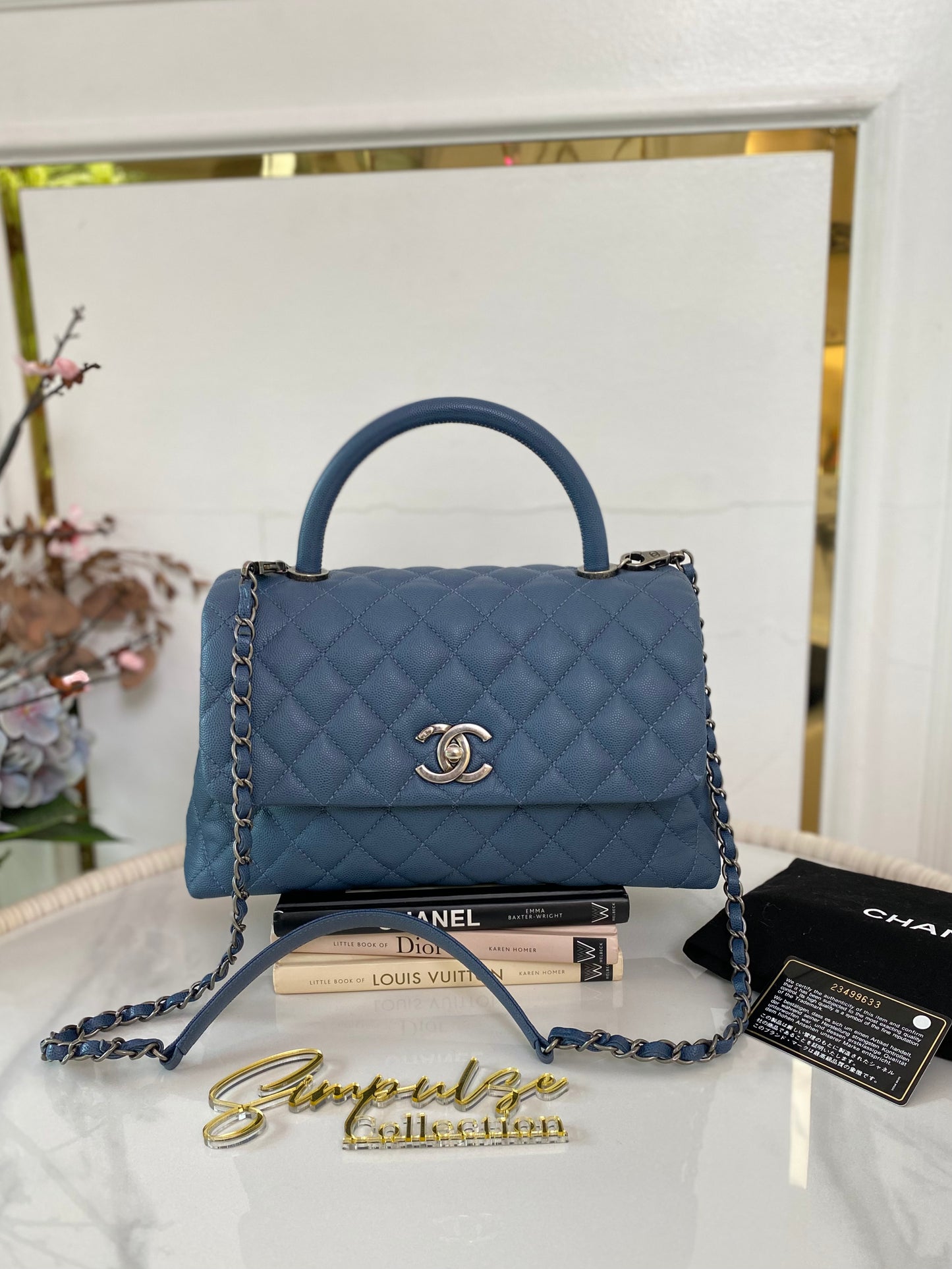 C Coco Medium Blue w/ Ruthenium Hardware