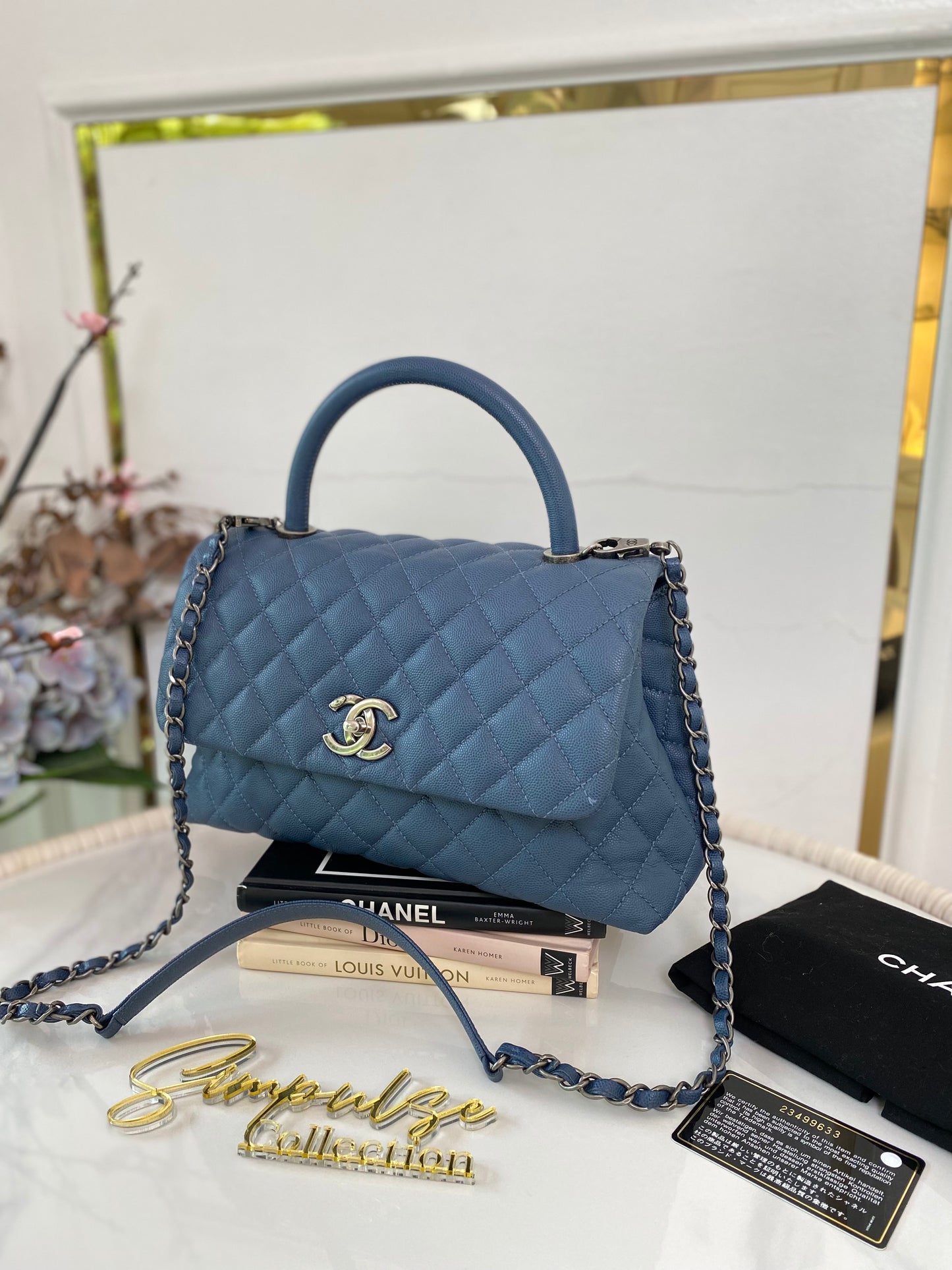 C Coco Medium Blue w/ Ruthenium Hardware