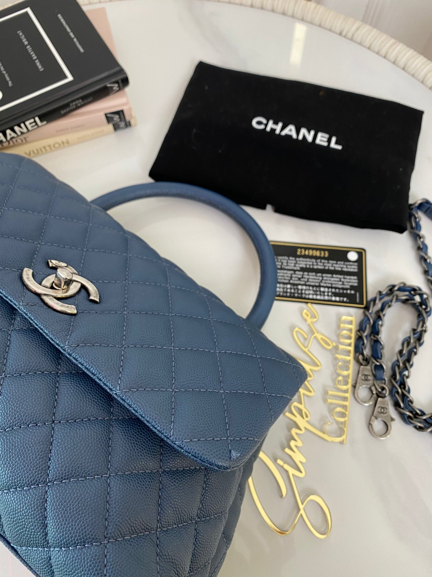 C Coco Medium Blue w/ Ruthenium Hardware