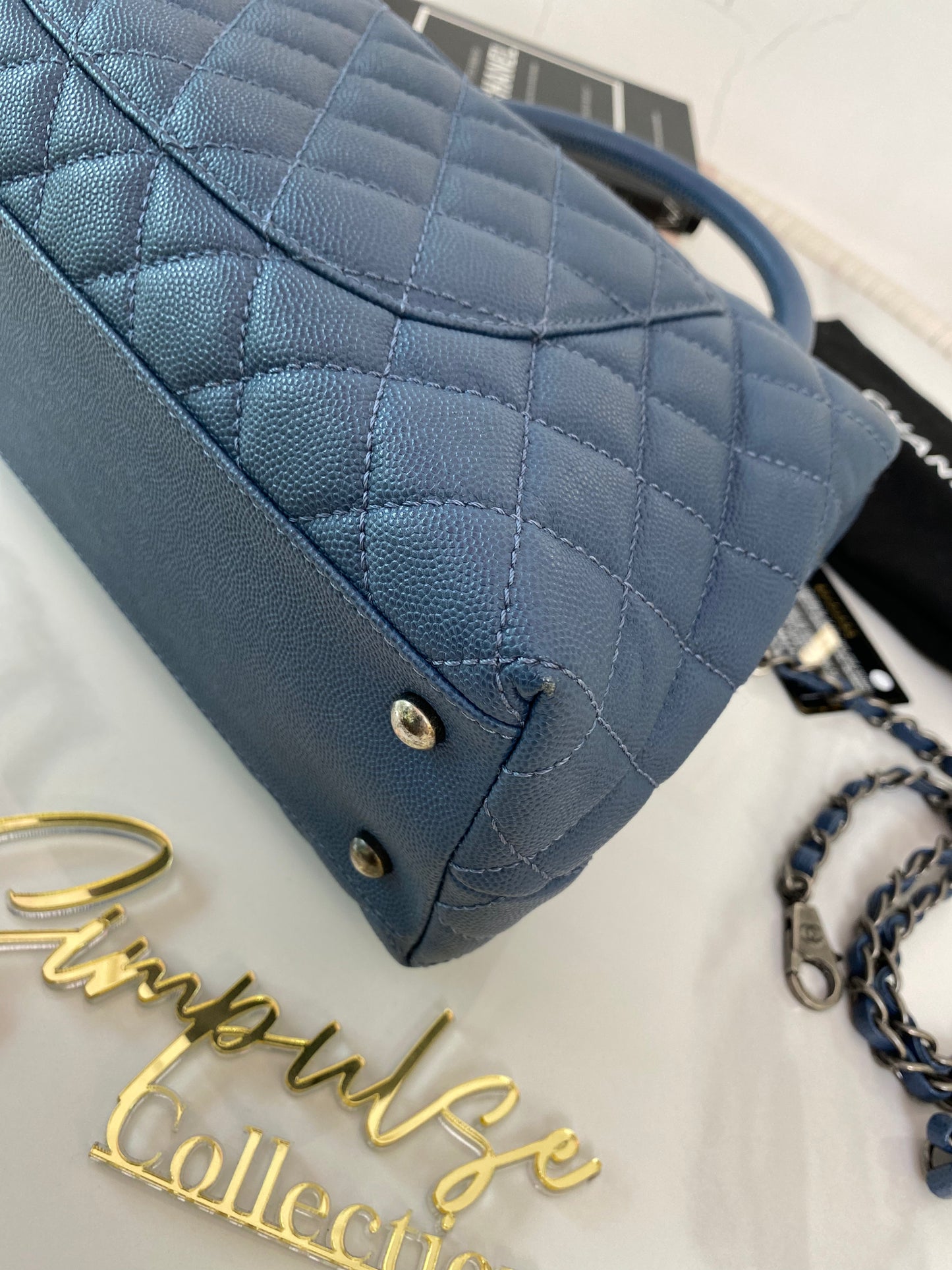 C Coco Medium Blue w/ Ruthenium Hardware