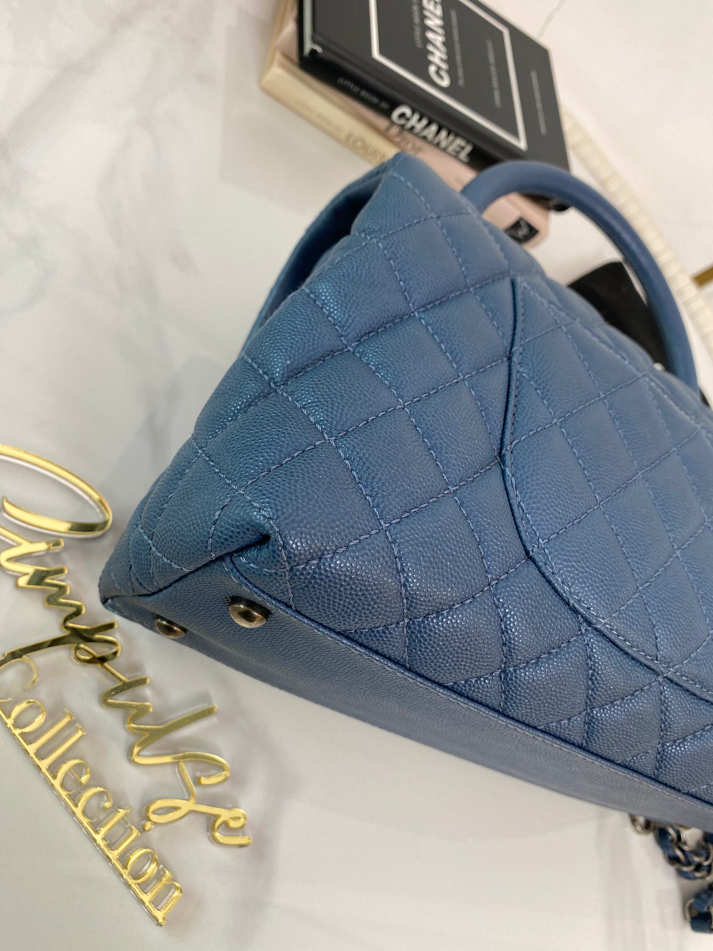 C Coco Medium Blue w/ Ruthenium Hardware