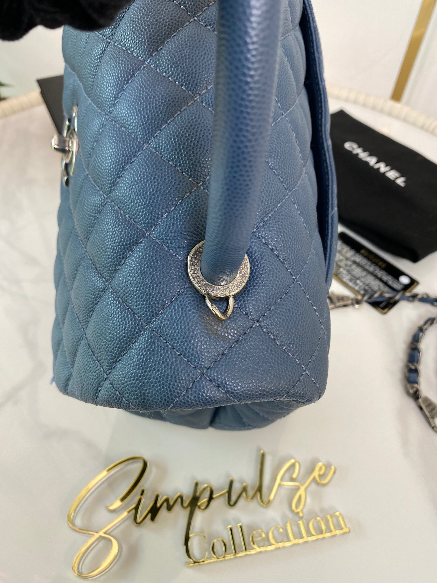 C Coco Medium Blue w/ Ruthenium Hardware