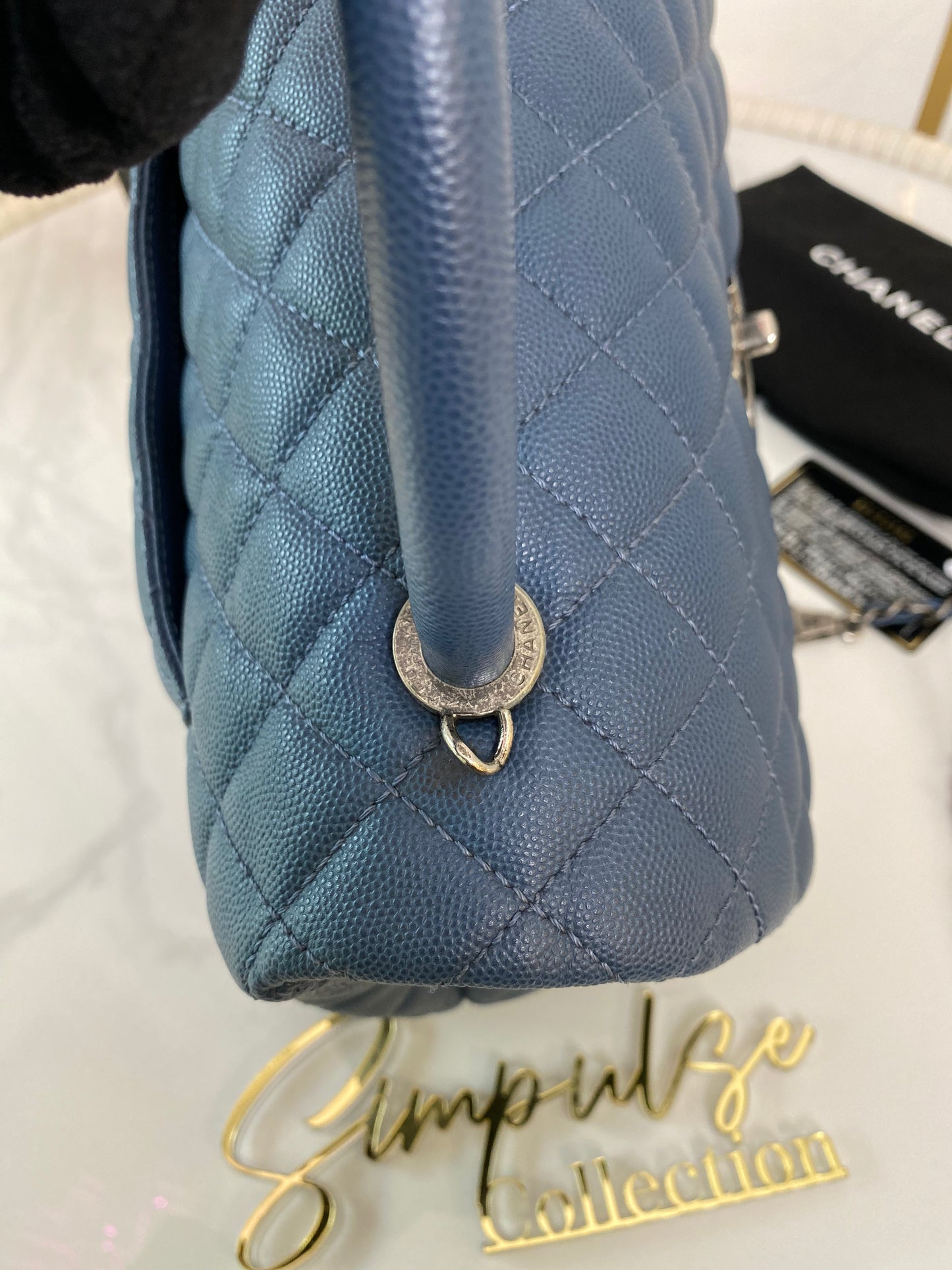 C Coco Medium Blue w/ Ruthenium Hardware