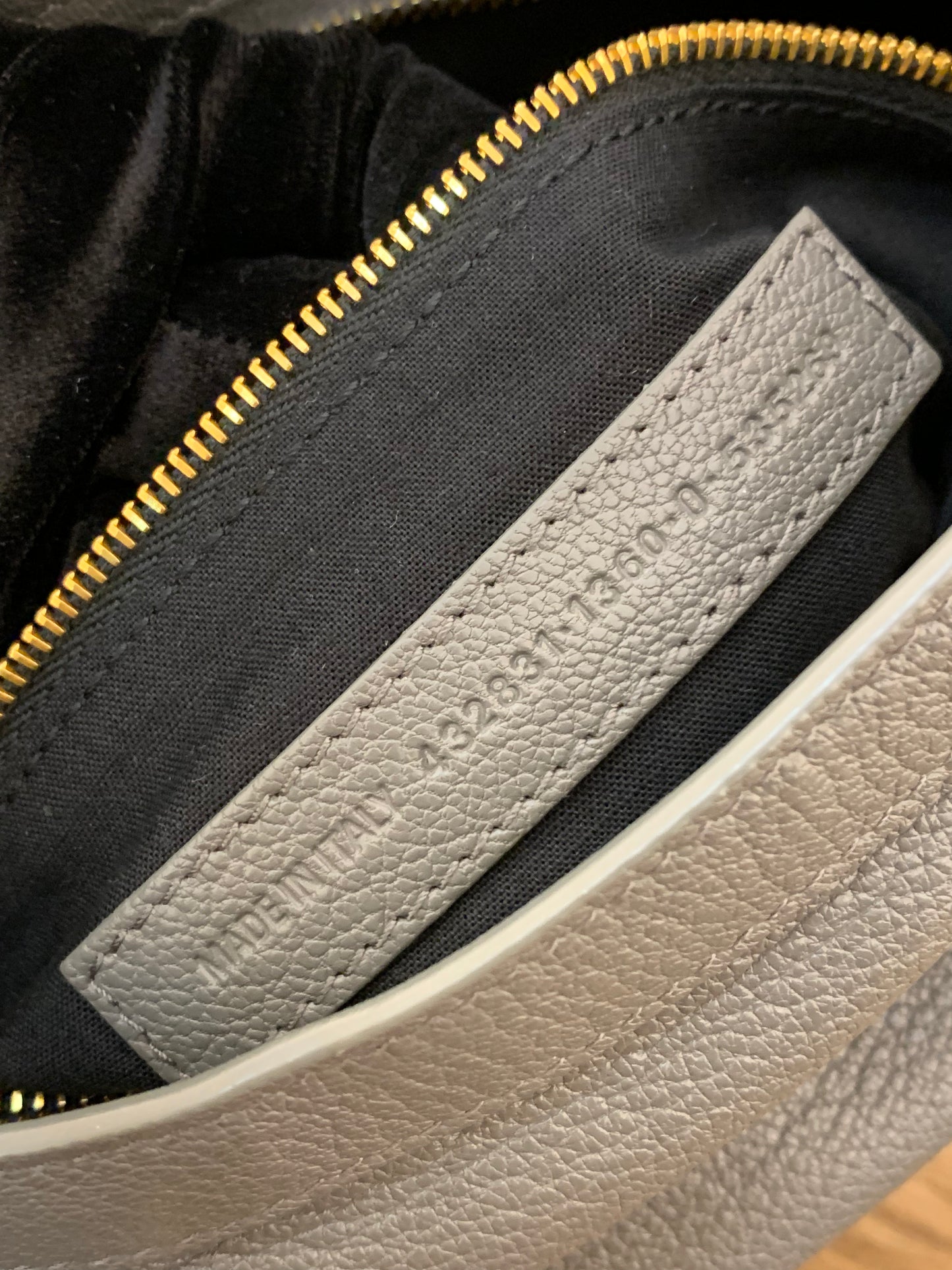 Balenciaga Small Metallic Edge City Gray