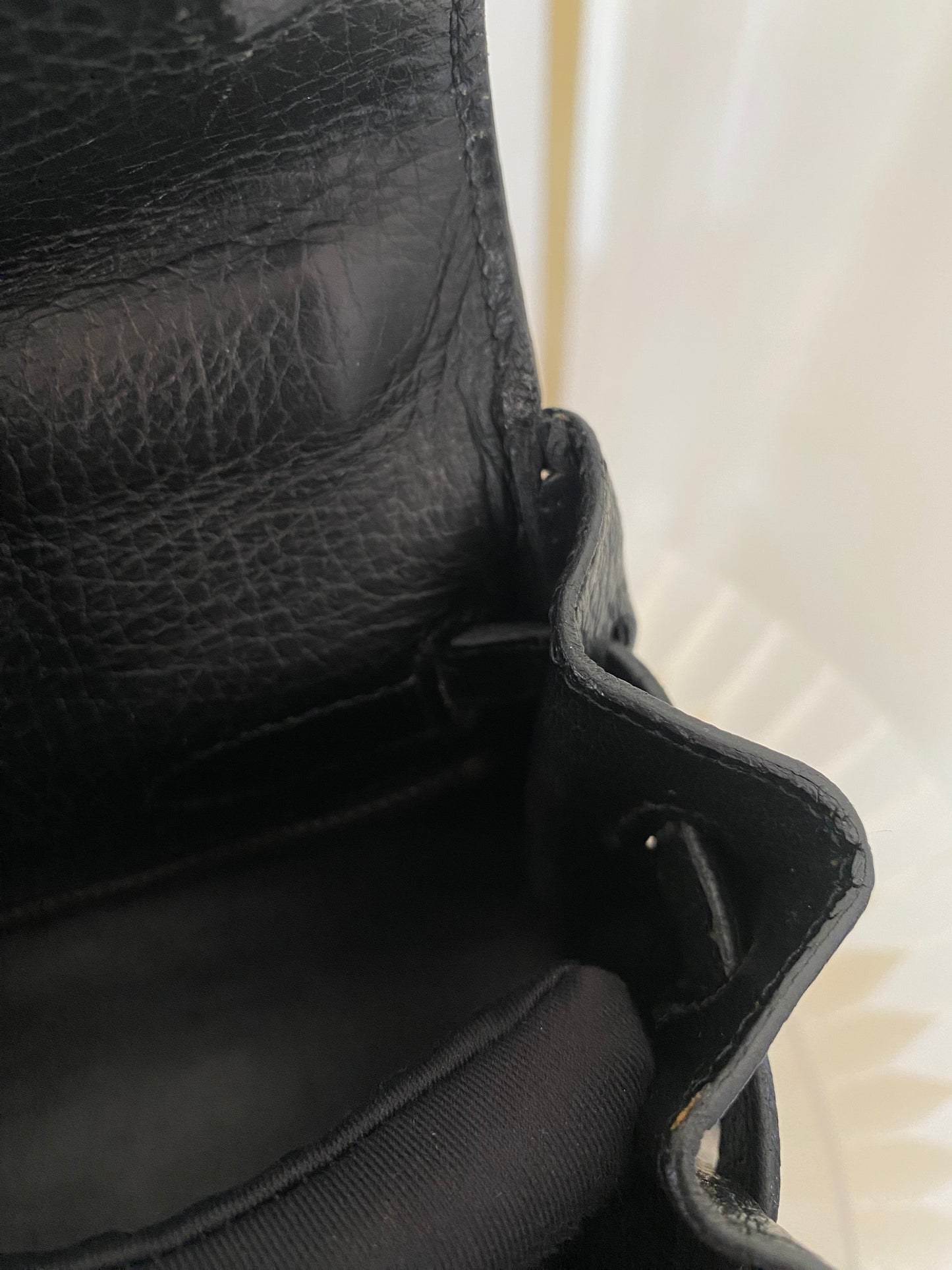 Hermes Kelly 32 Black GHW
