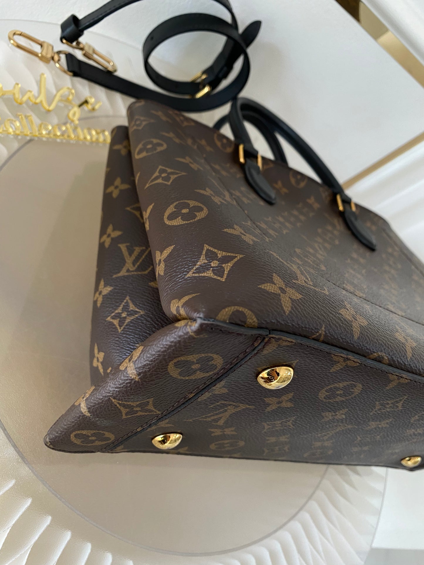 Louis Vuitton Mono Flower Tote Bag