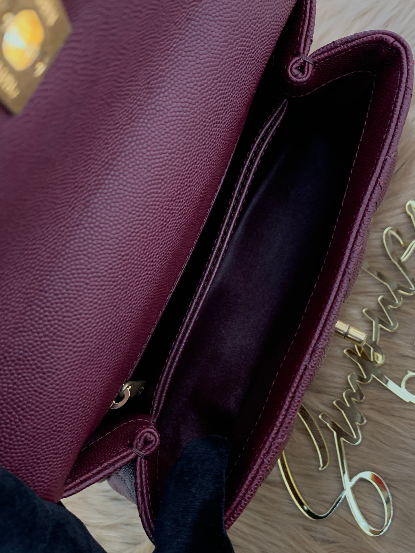 C Coco Small in Burgandy