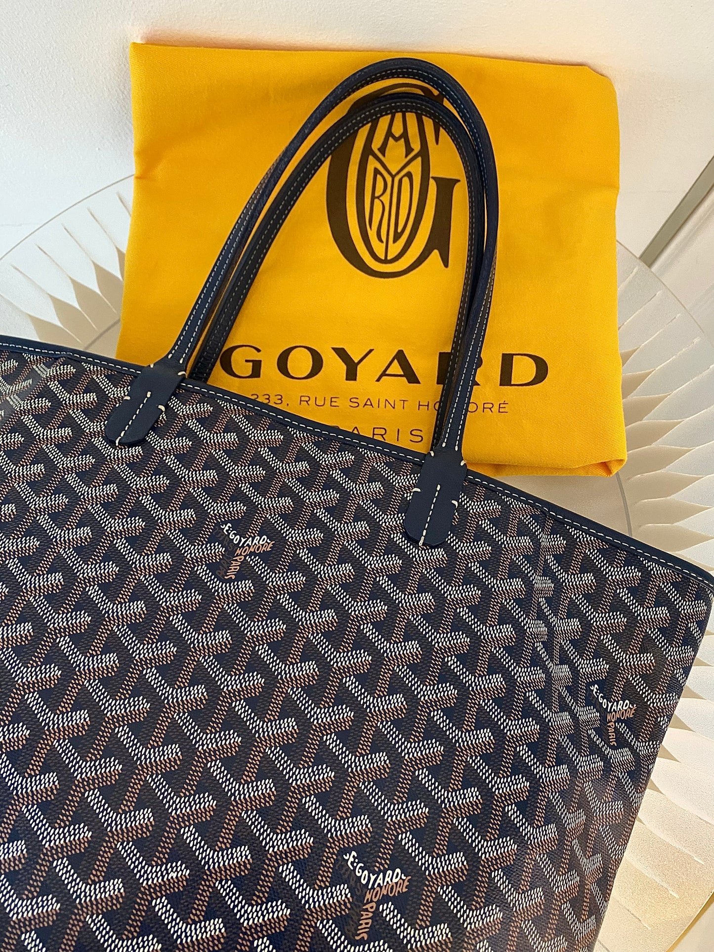 GOYARD Artois Blue Pm Size