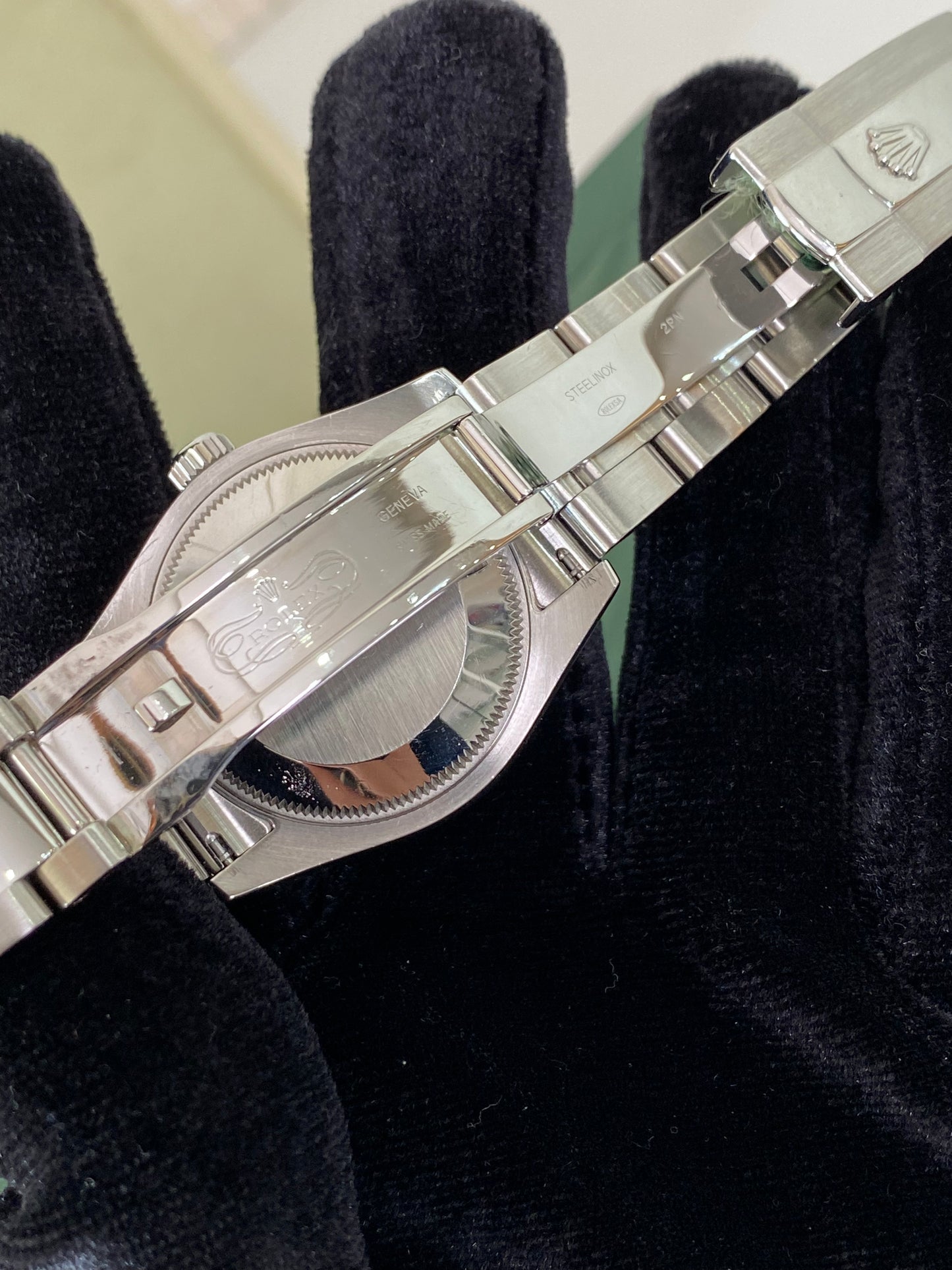 R OP Datejust Dome Diamond Dark Grey Dial w/ Dia on 6