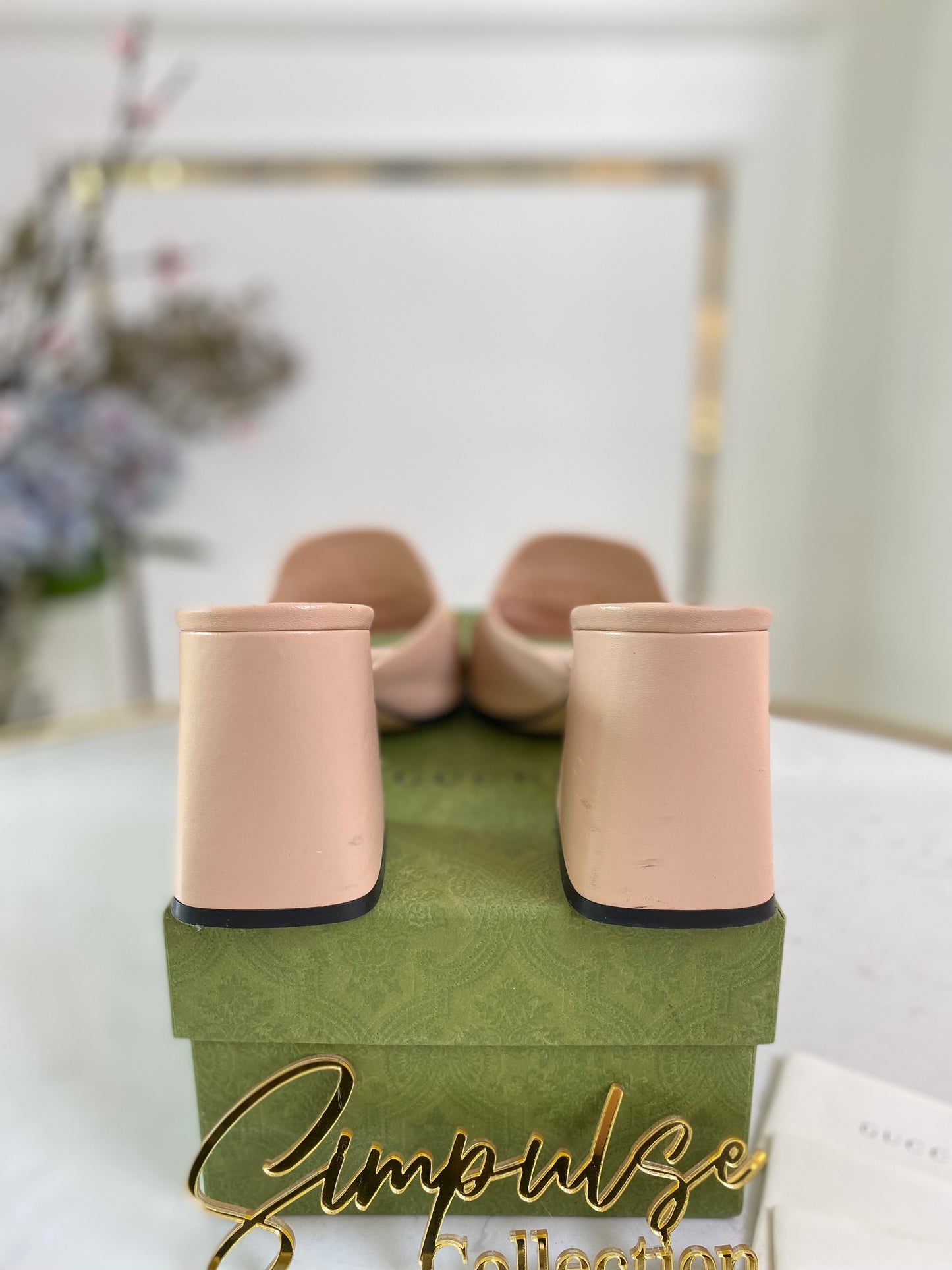 G Baby Horsebit Slide Sandal
