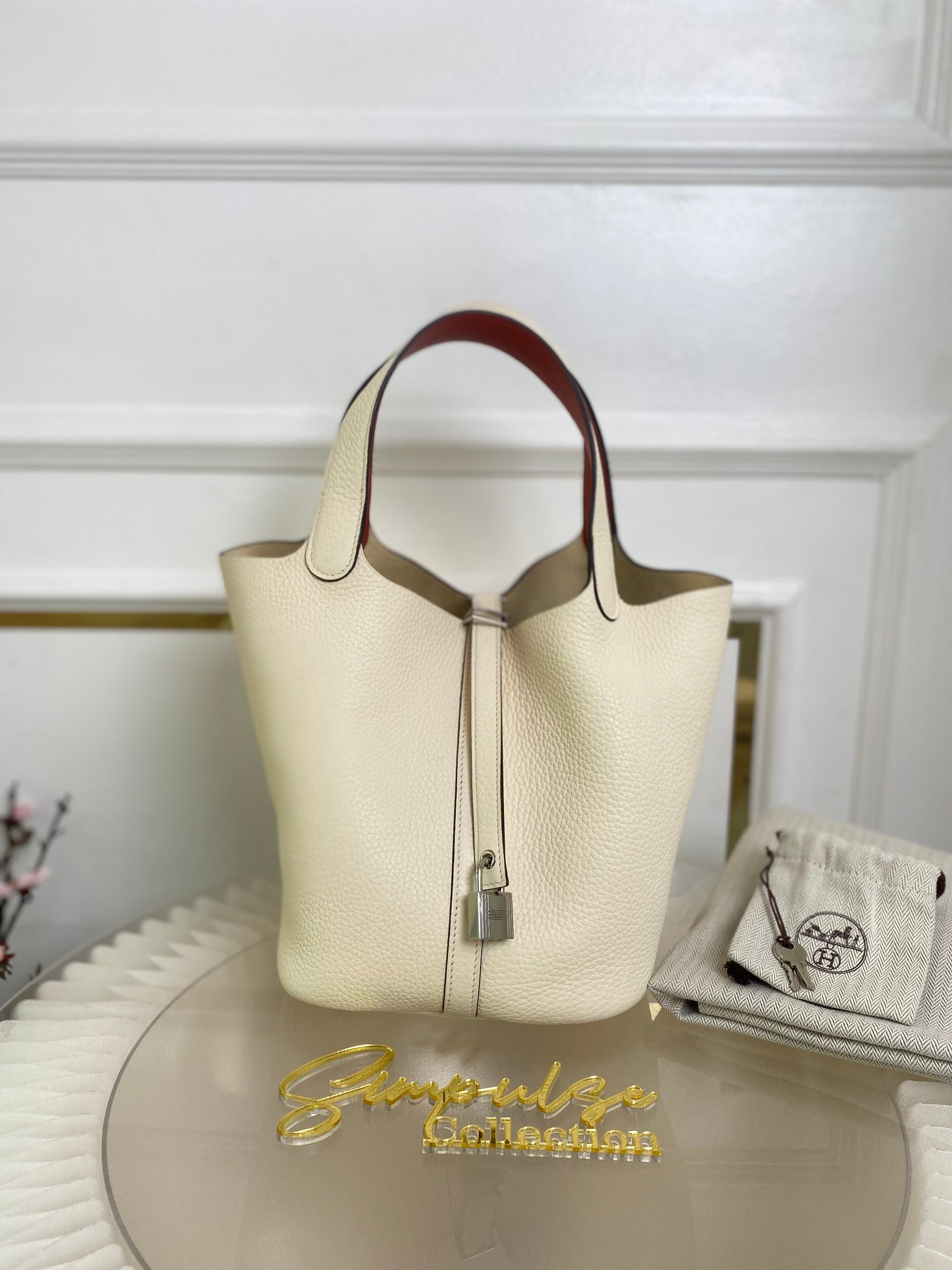 Hermes Picotin 22 Nata PHW