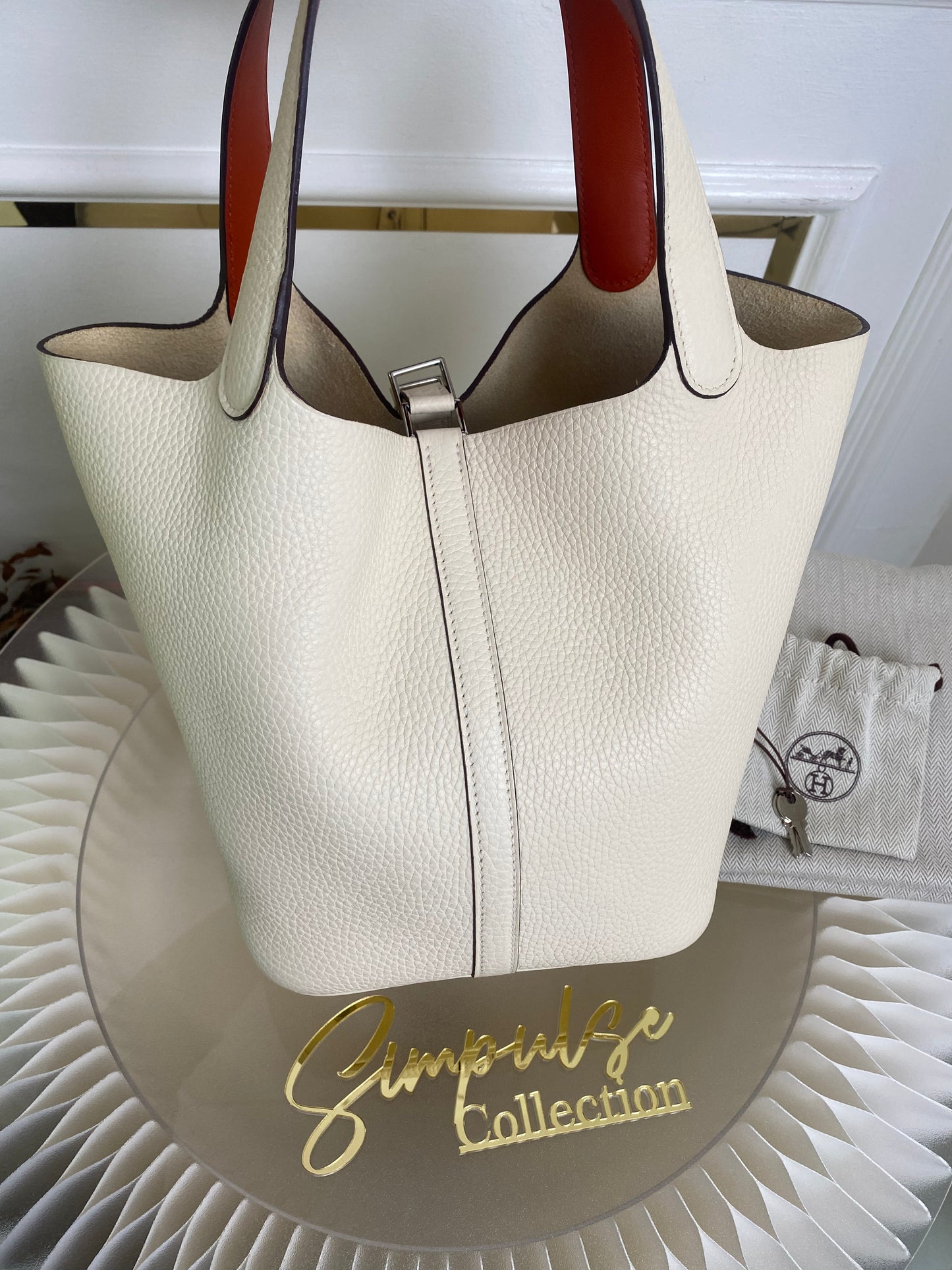 Hermes Picotin 22 Nata PHW