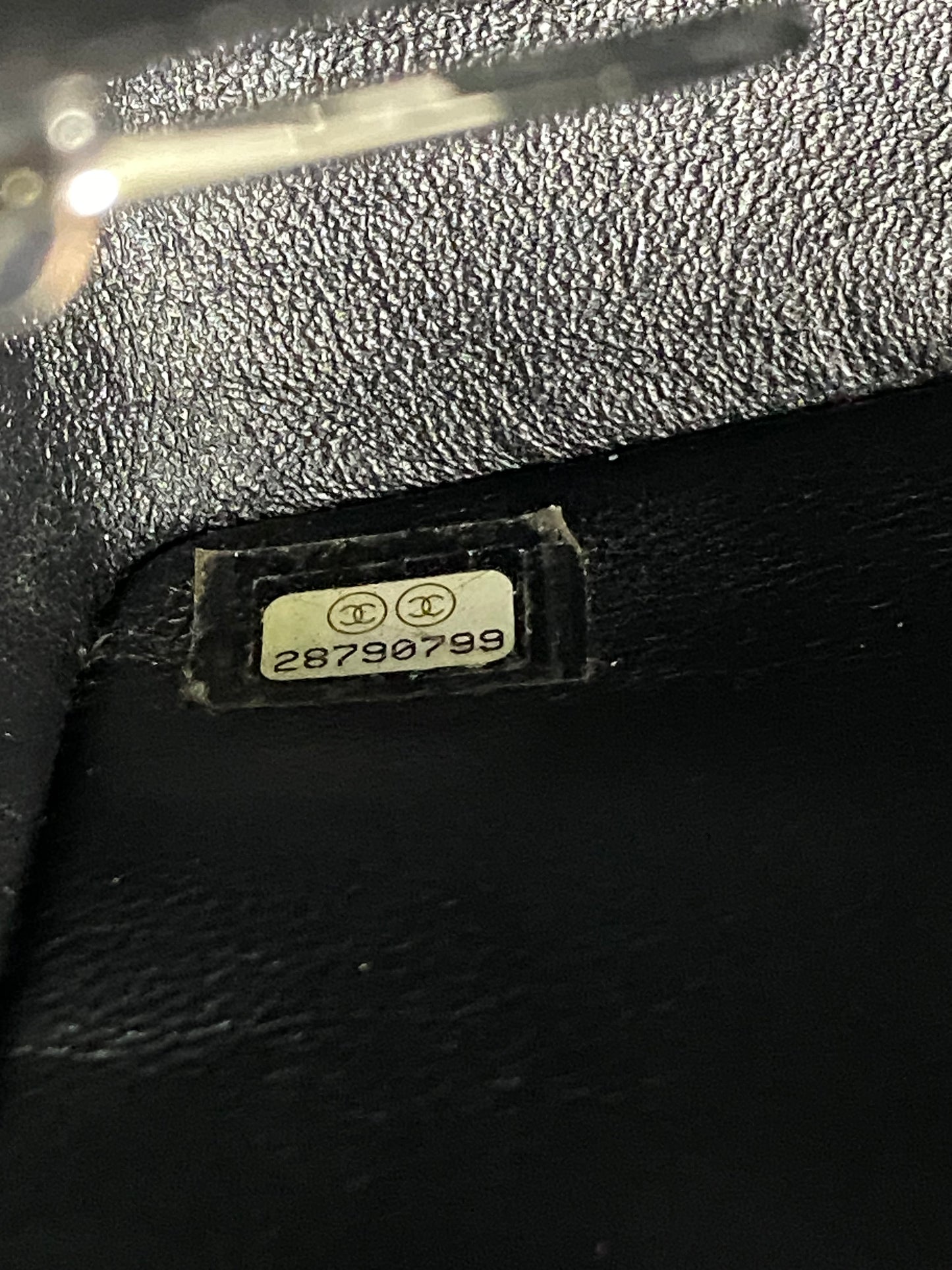 C Mini Rec Black in Lambskin Leather SHW