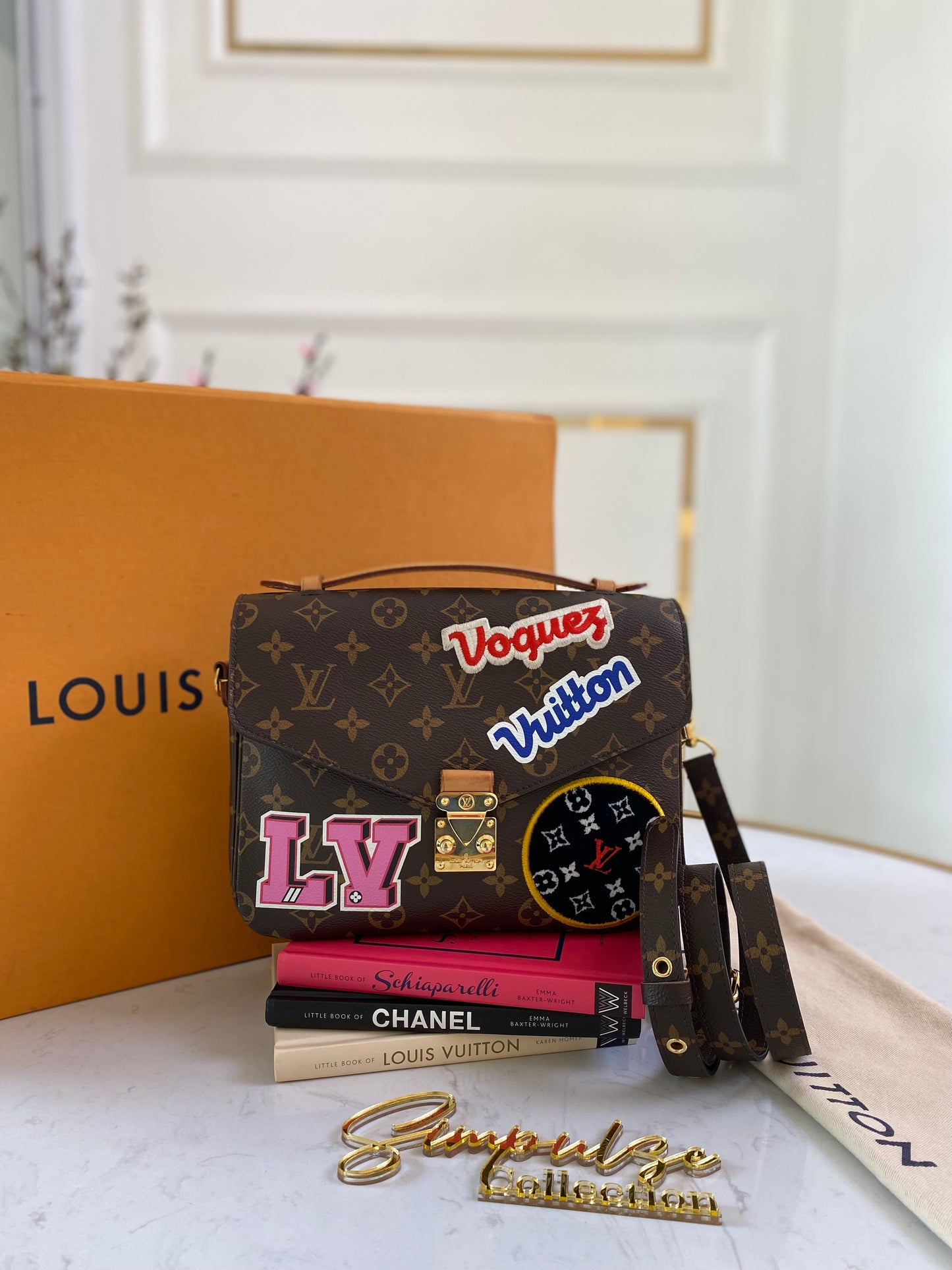 Louis Vuitton Monogram Patches Pochette Metis