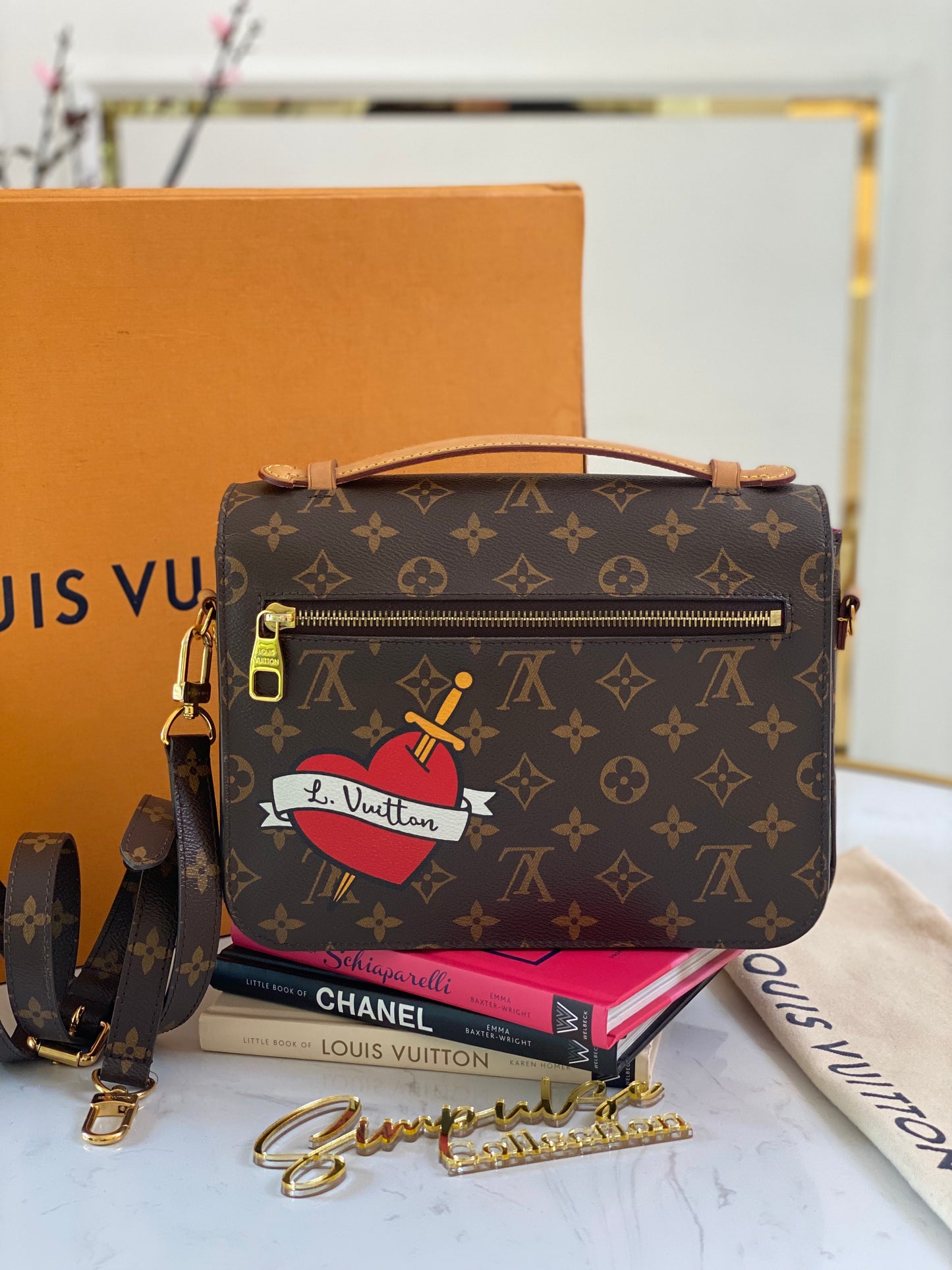 Louis Vuitton Monogram Patches Pochette Metis