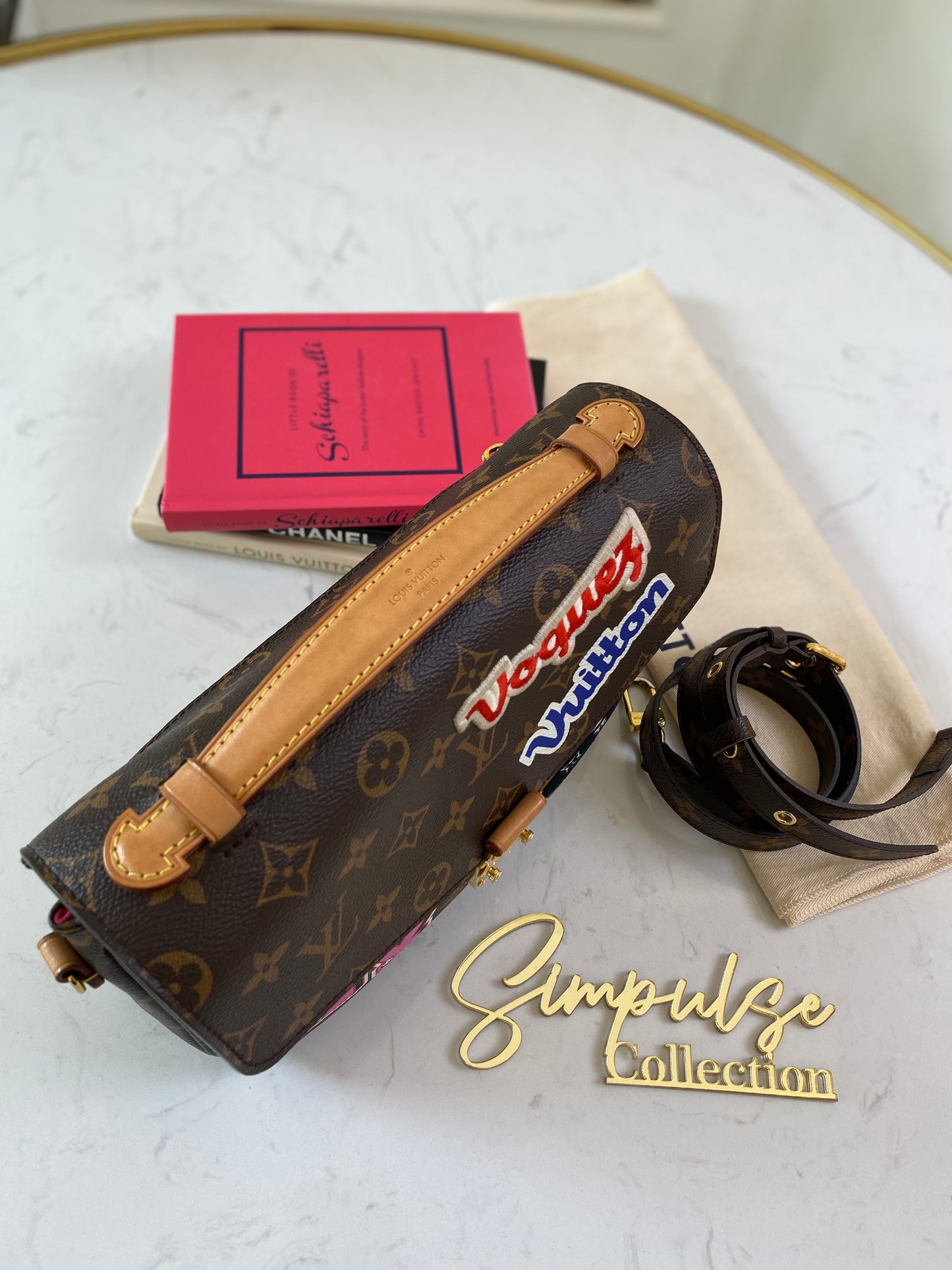 Louis Vuitton Monogram Patches Pochette Metis
