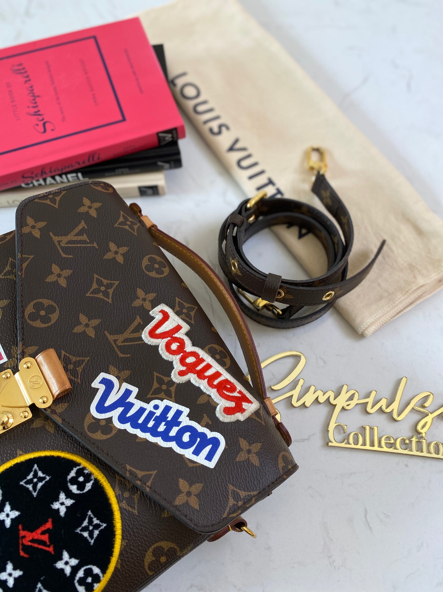 Louis Vuitton Monogram Patches Pochette Metis
