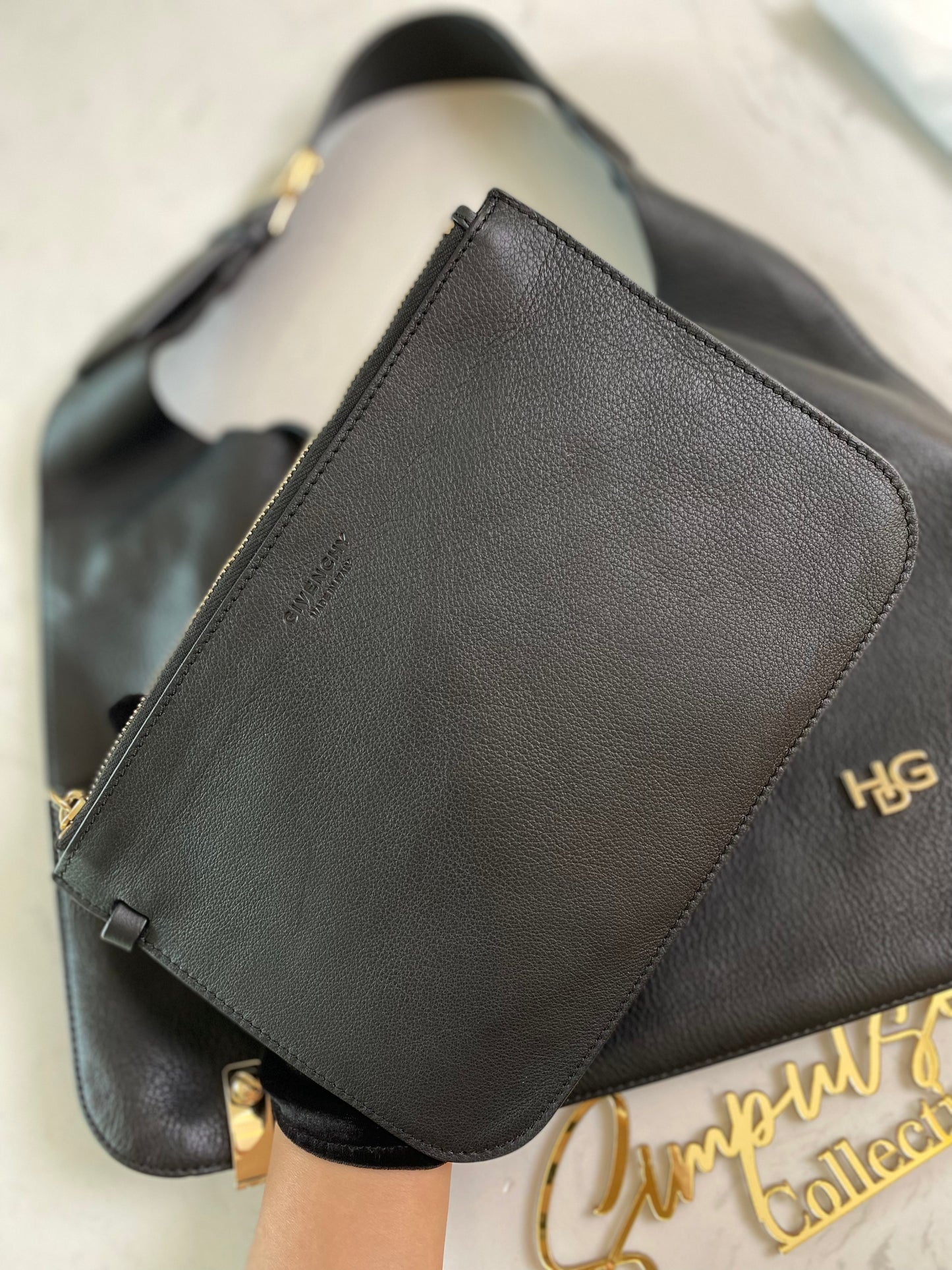 HDG Leather Hobo Bag