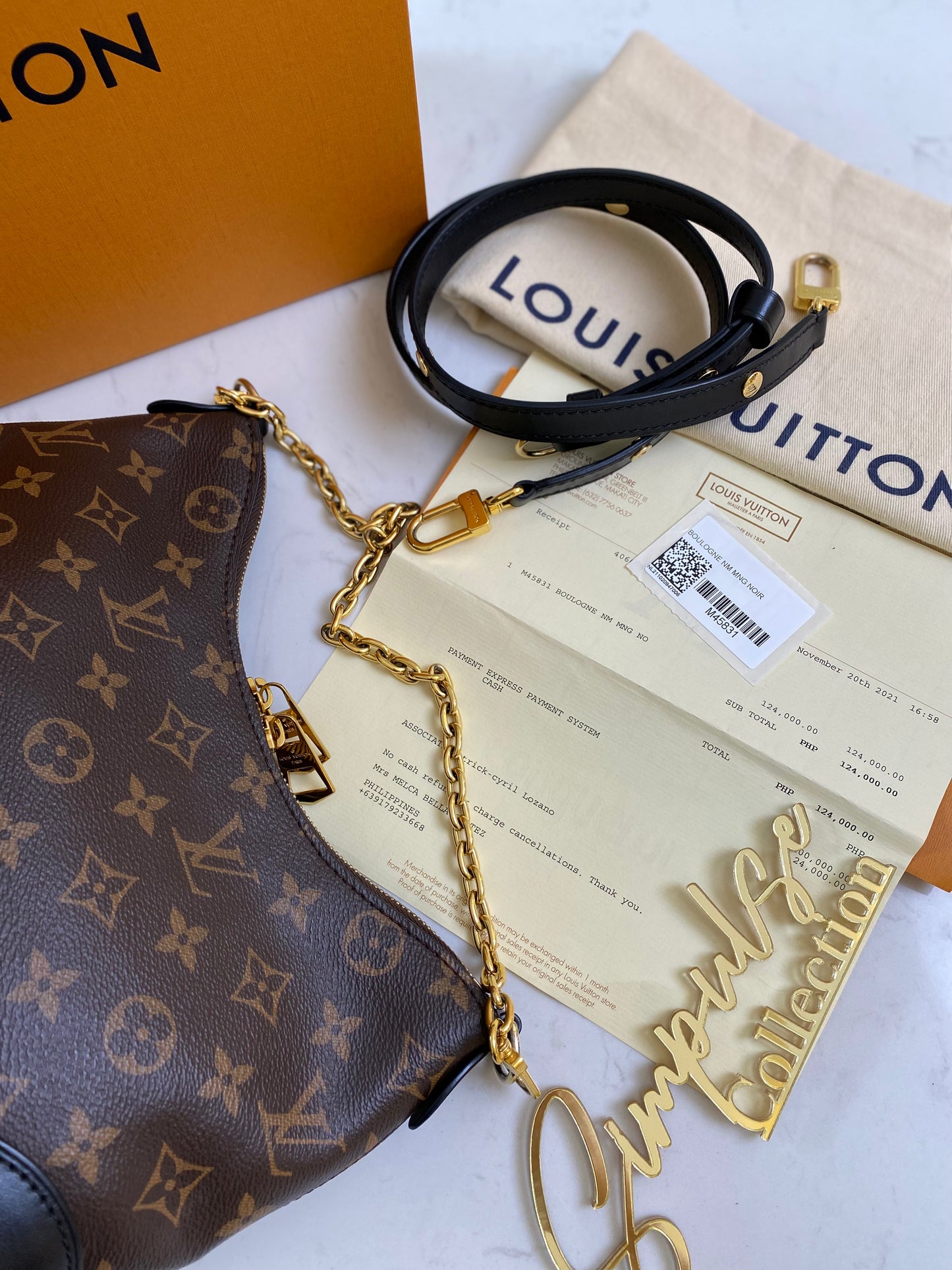 L V Monogram Boulogne NM