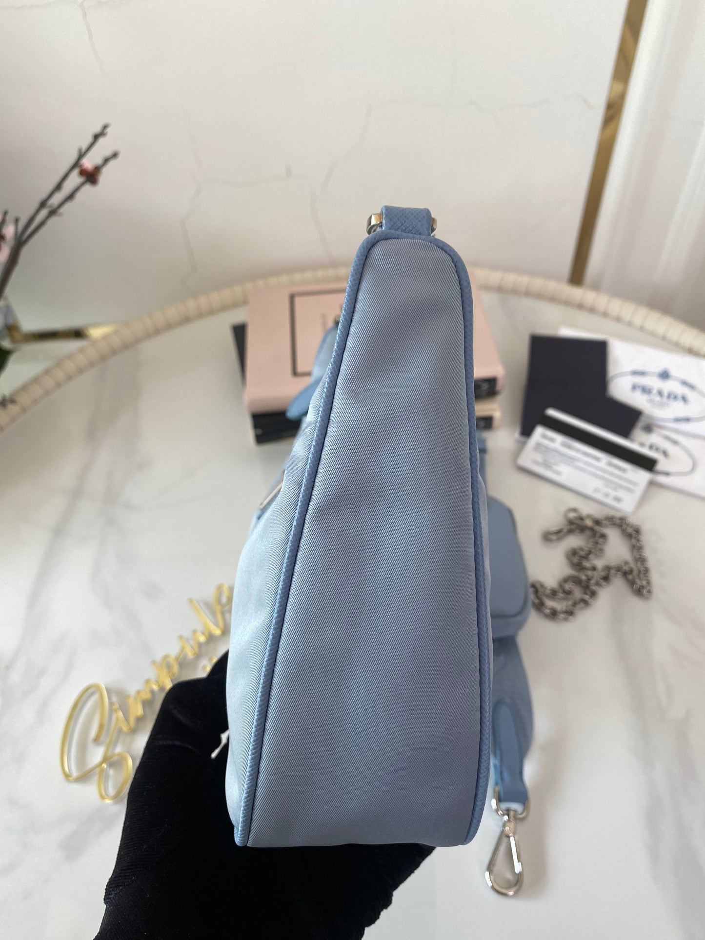 P Re-edition Nylon Shoulder Bag