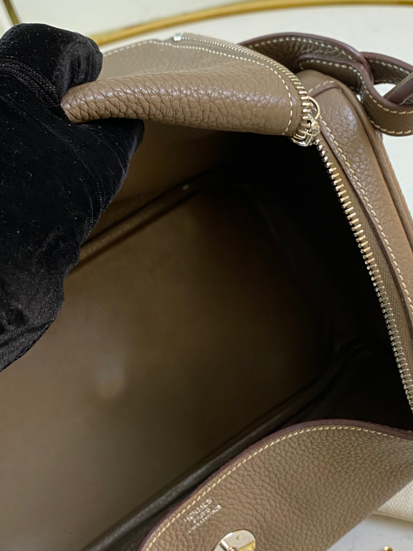 Hermes Lindy Etoupe Clemence PHW