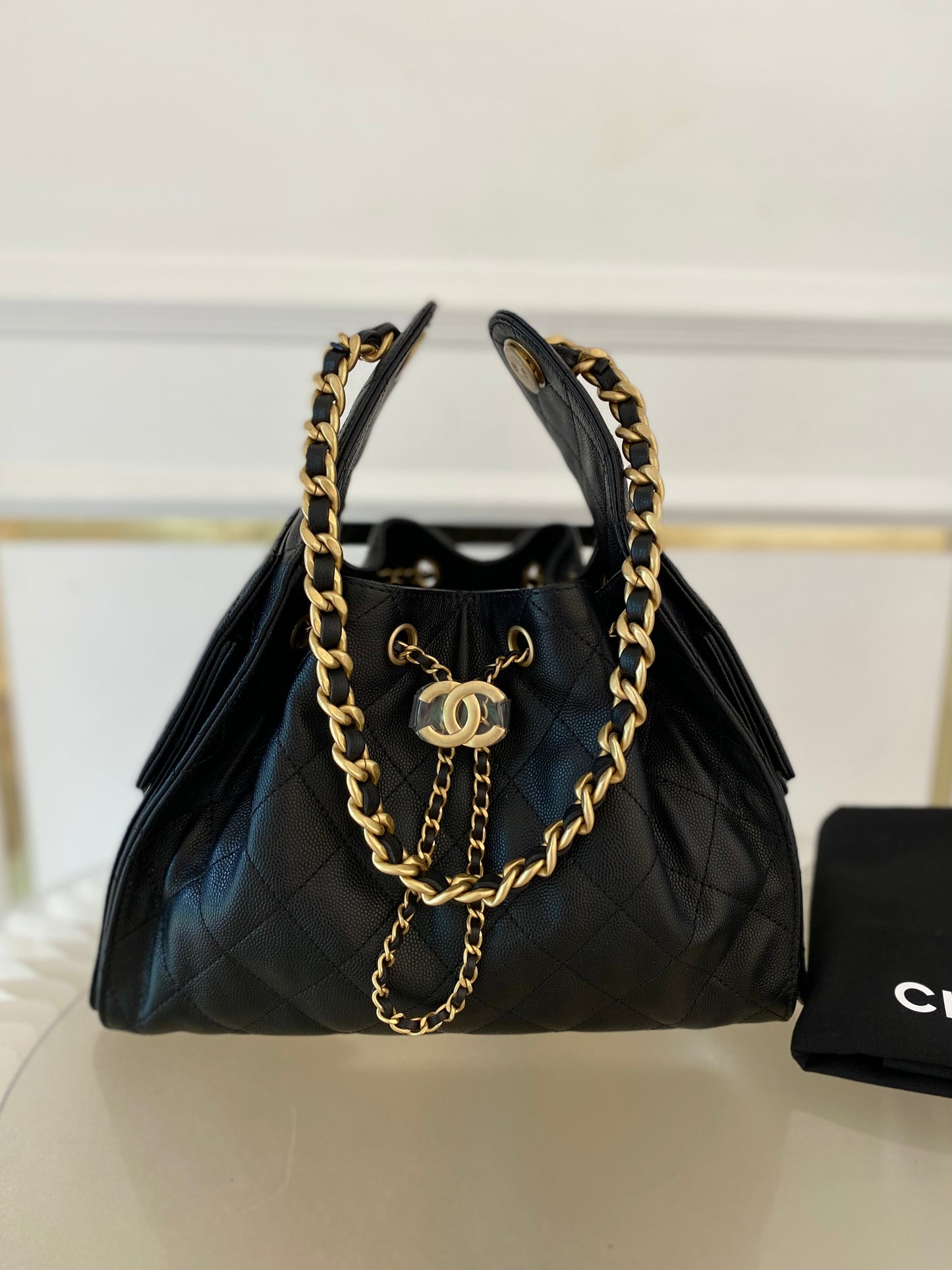Chanel 25 Small Caviar GHW