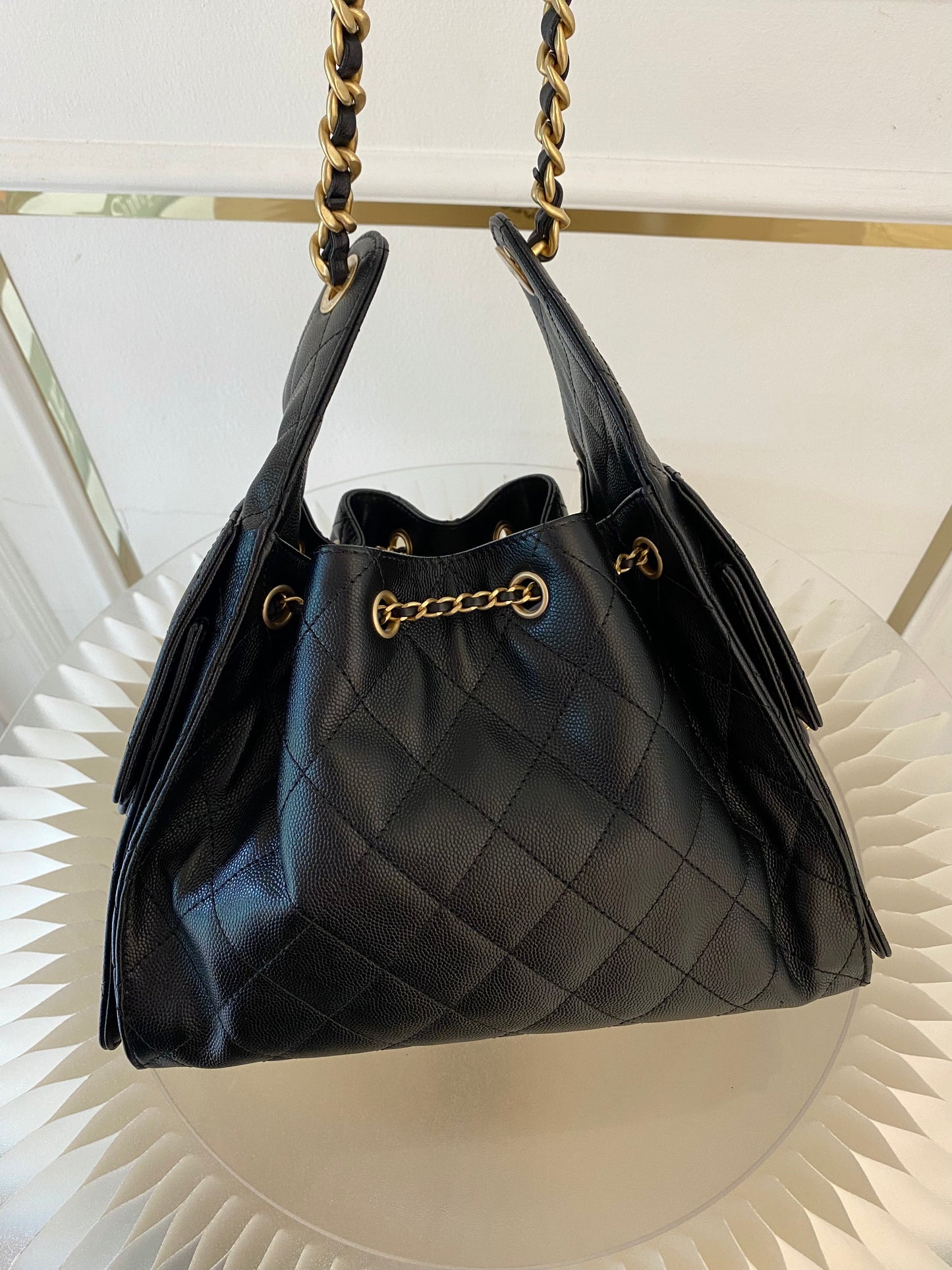 Chanel 25 Small Caviar GHW
