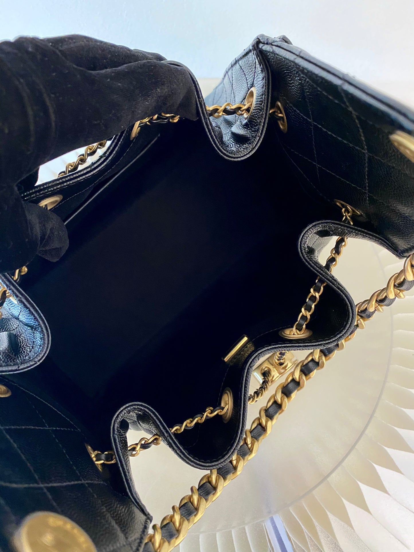 Chanel 25 Small Caviar GHW