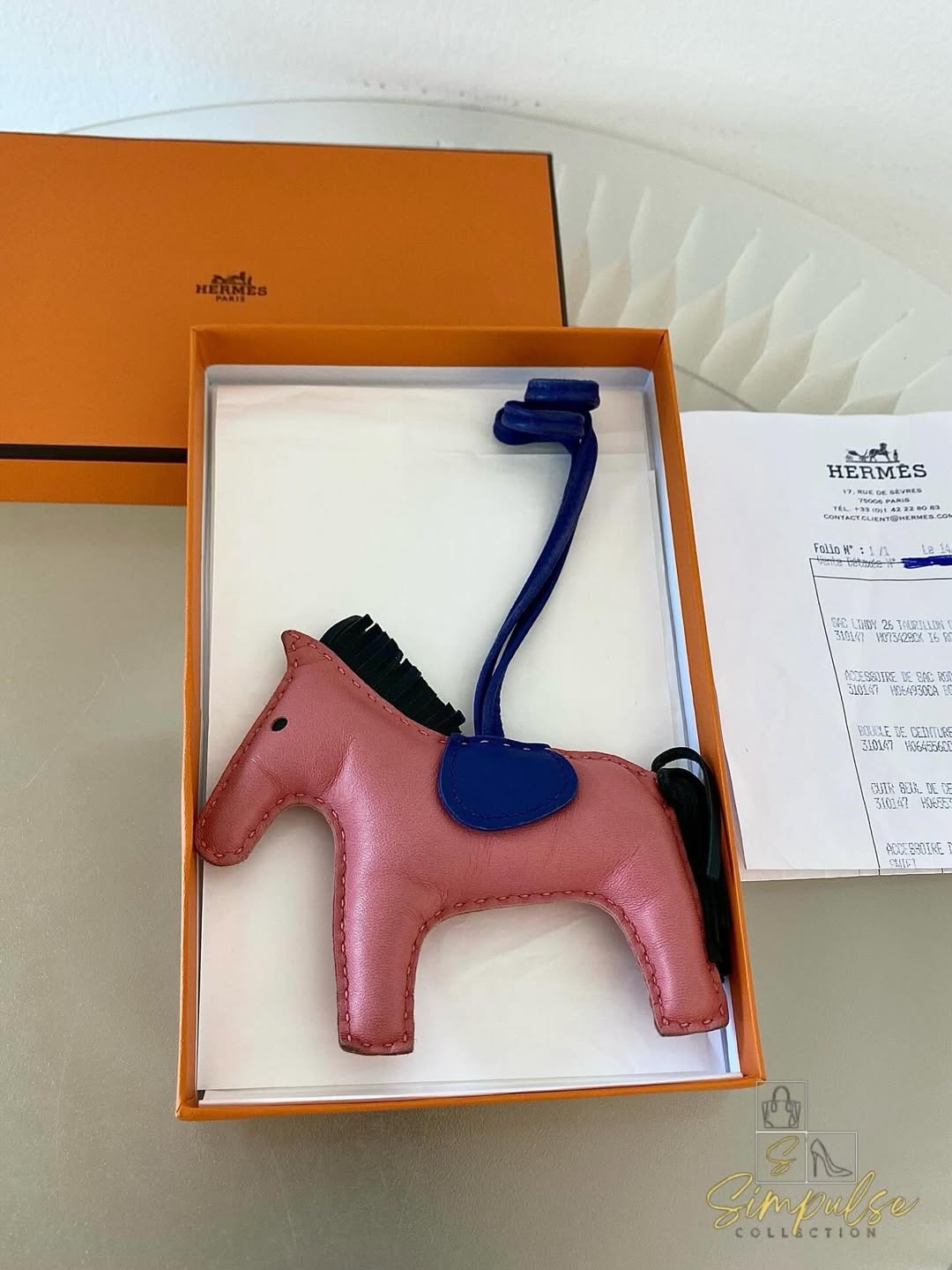 HERMES Rodeo Pink Pm