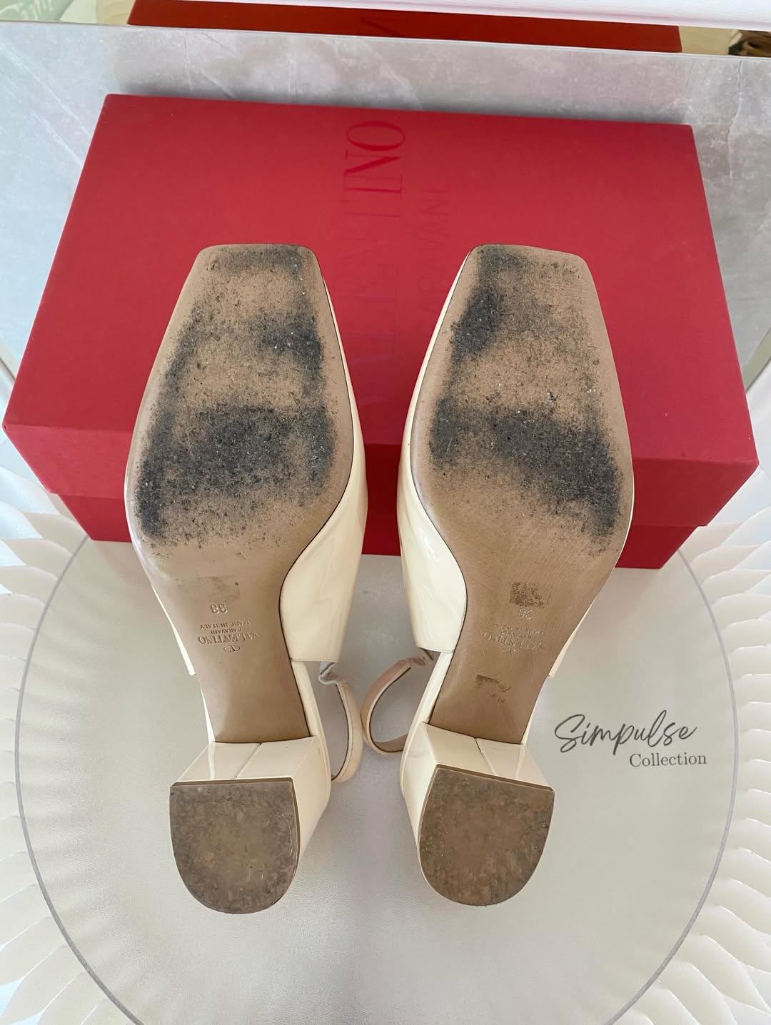 Valentino Garavani One Stud Slingback Pumps