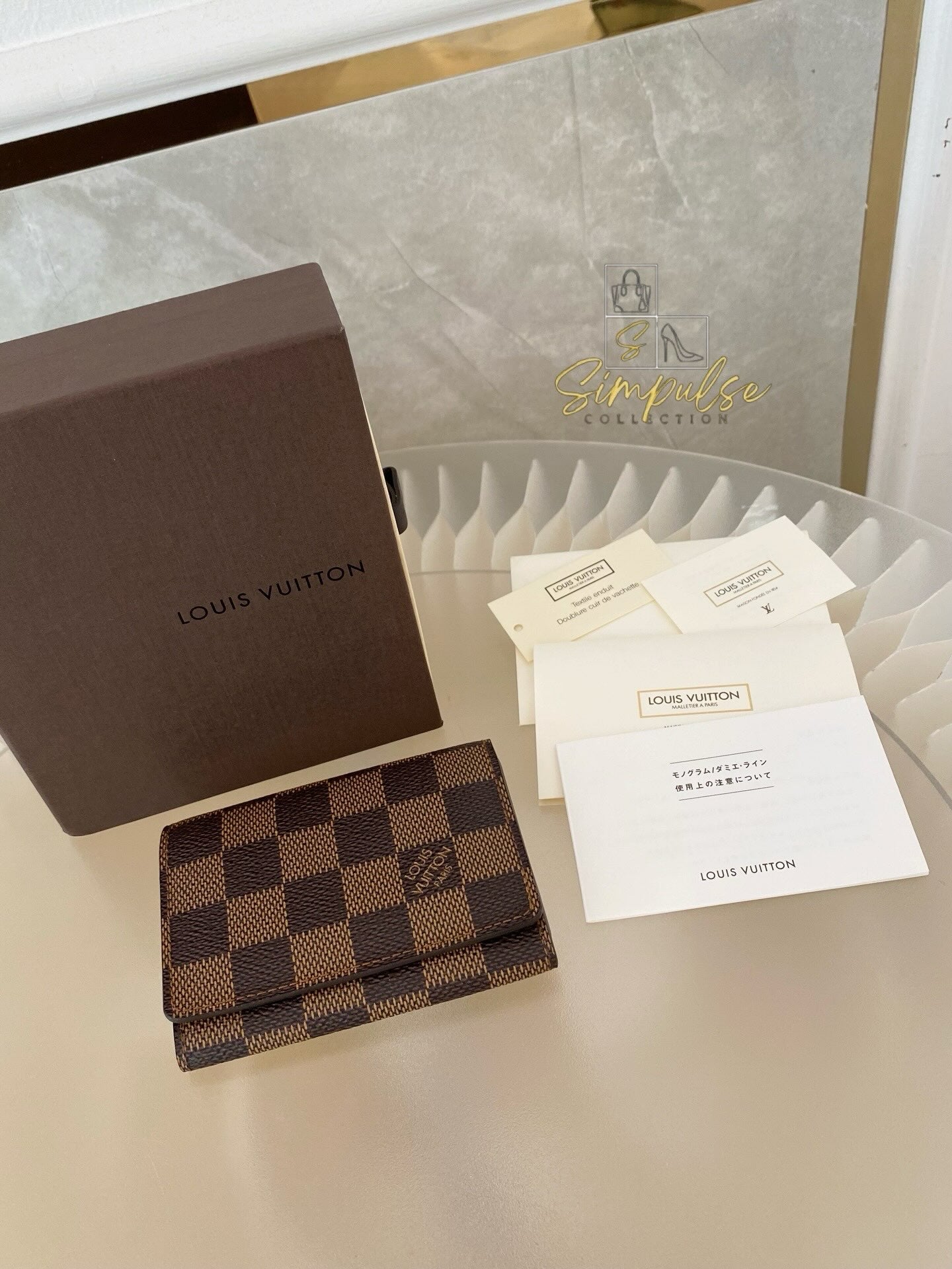 Louis Vuitton Damier Ebene Business Card Holder