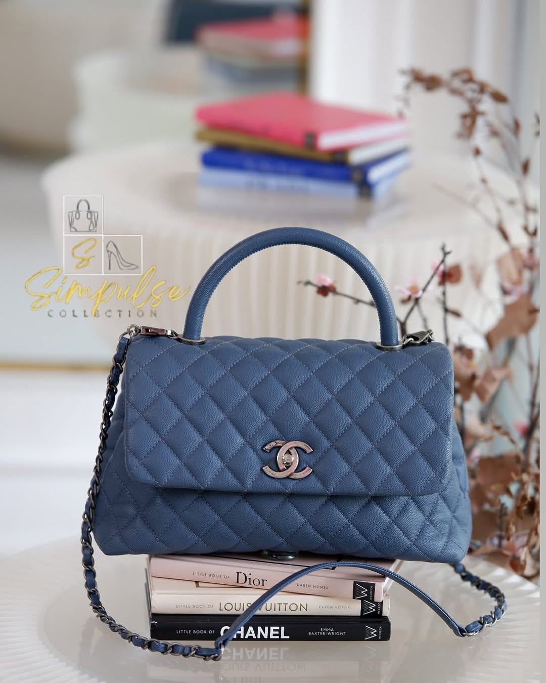 C Coco Medium Blue w/ Ruthenium Hardware