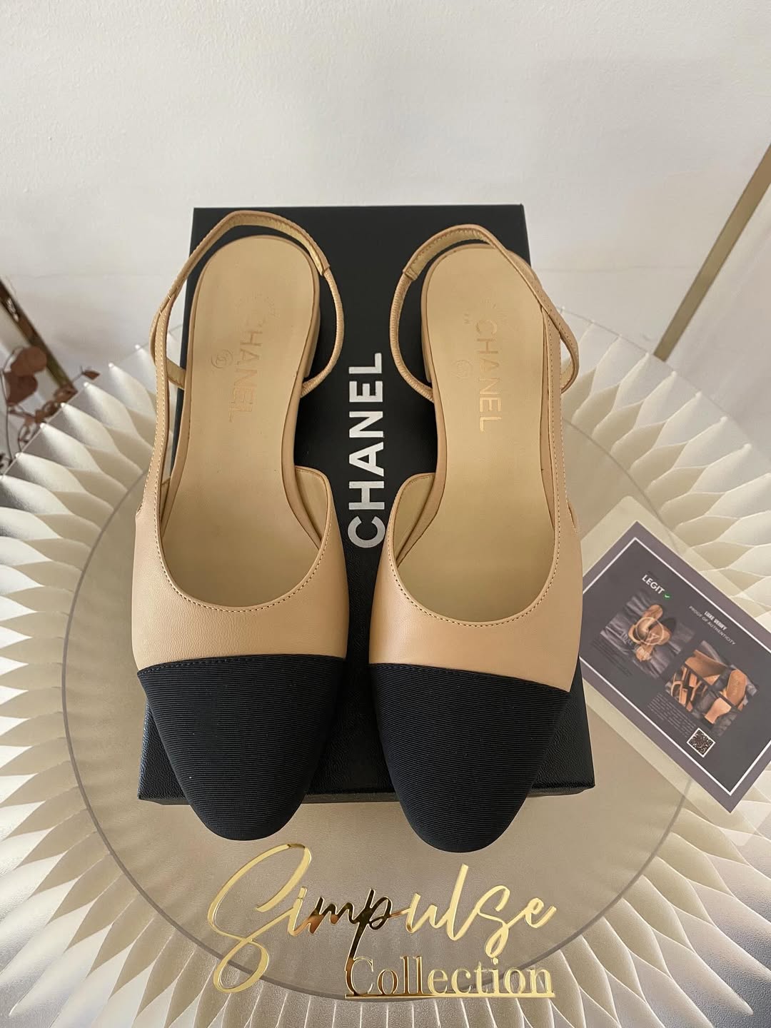 Chanel Slingback Flats