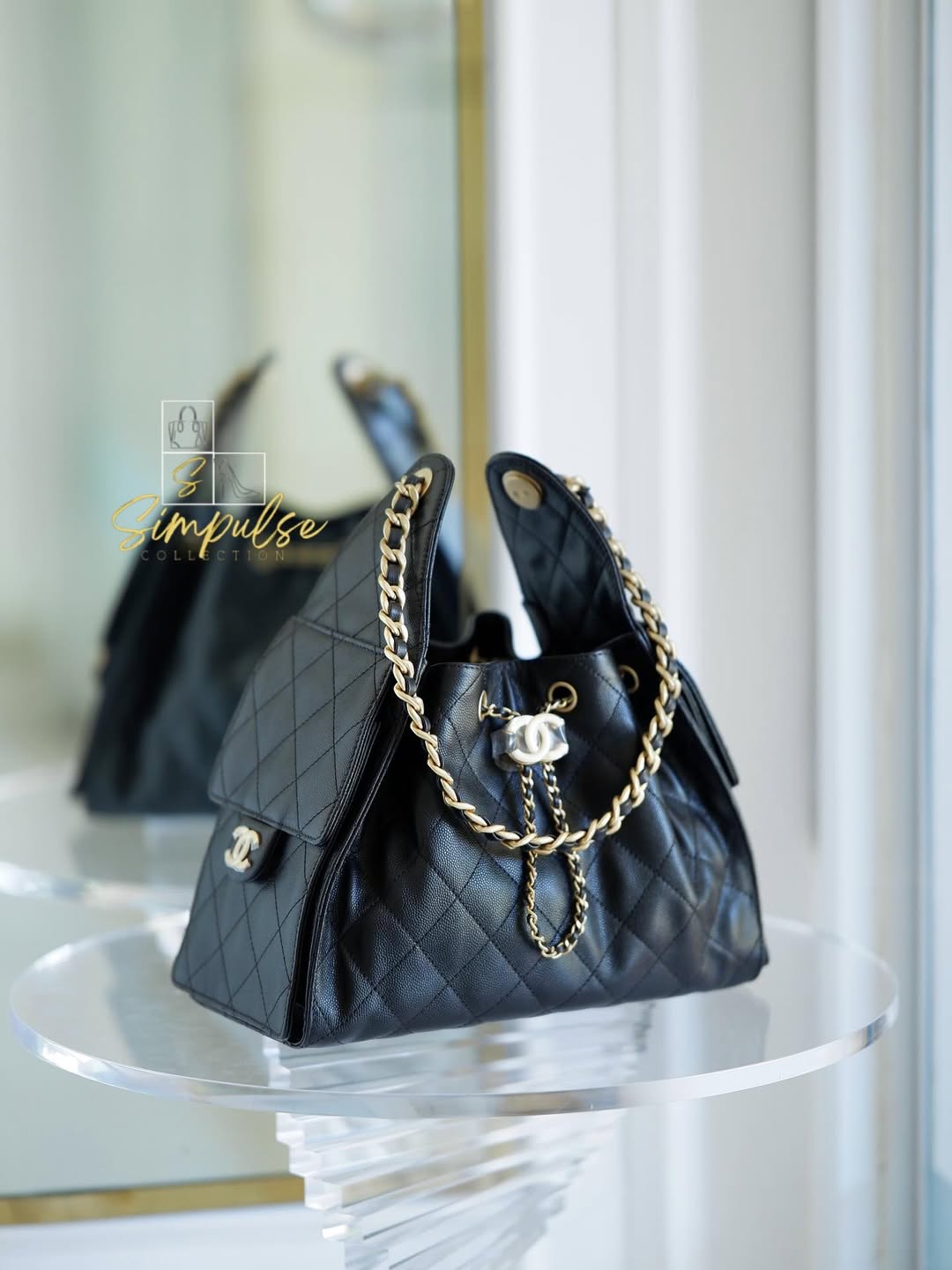 Chanel 25 Small Caviar GHW