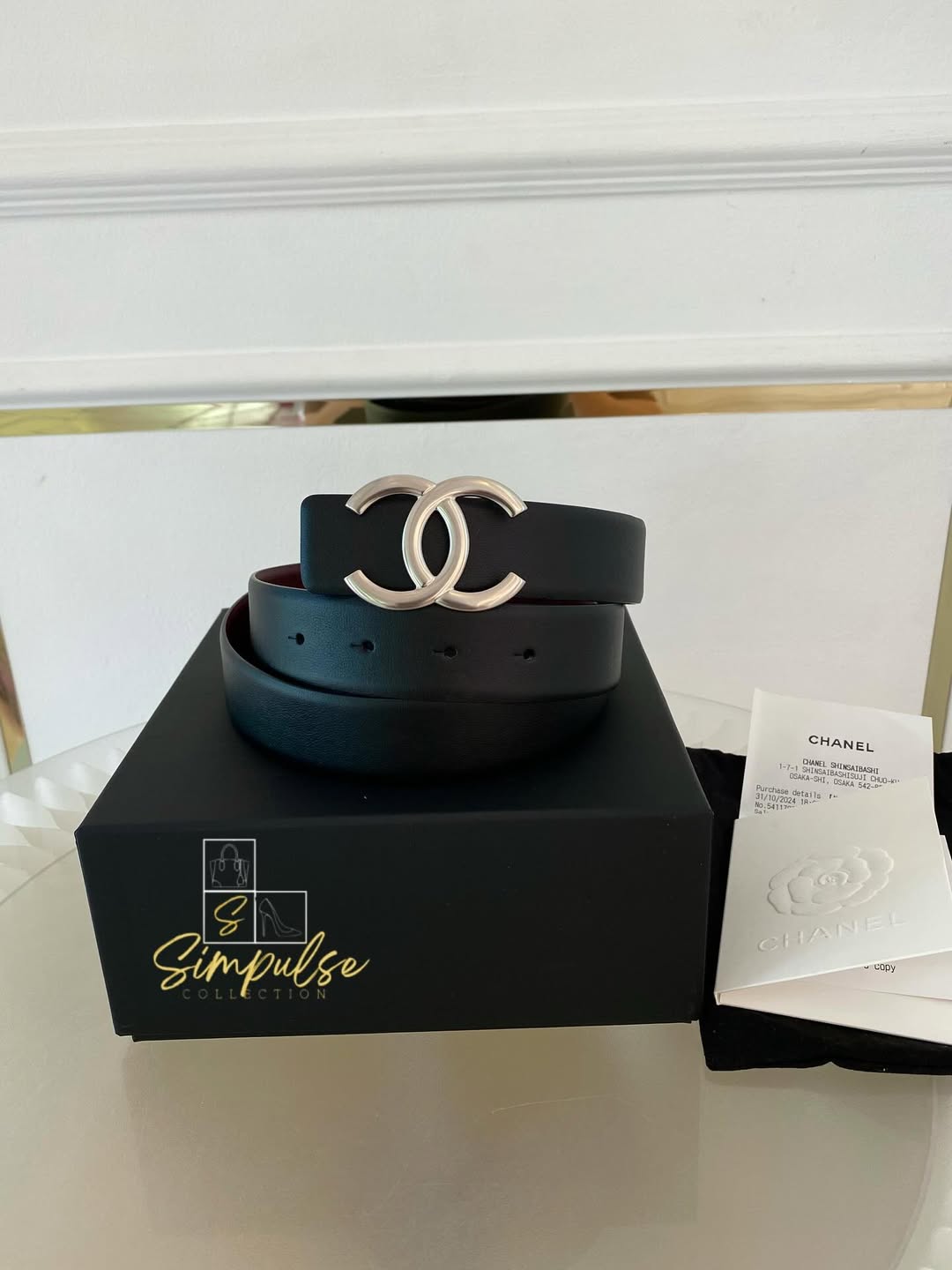 CHANEL CC Reversible Belt