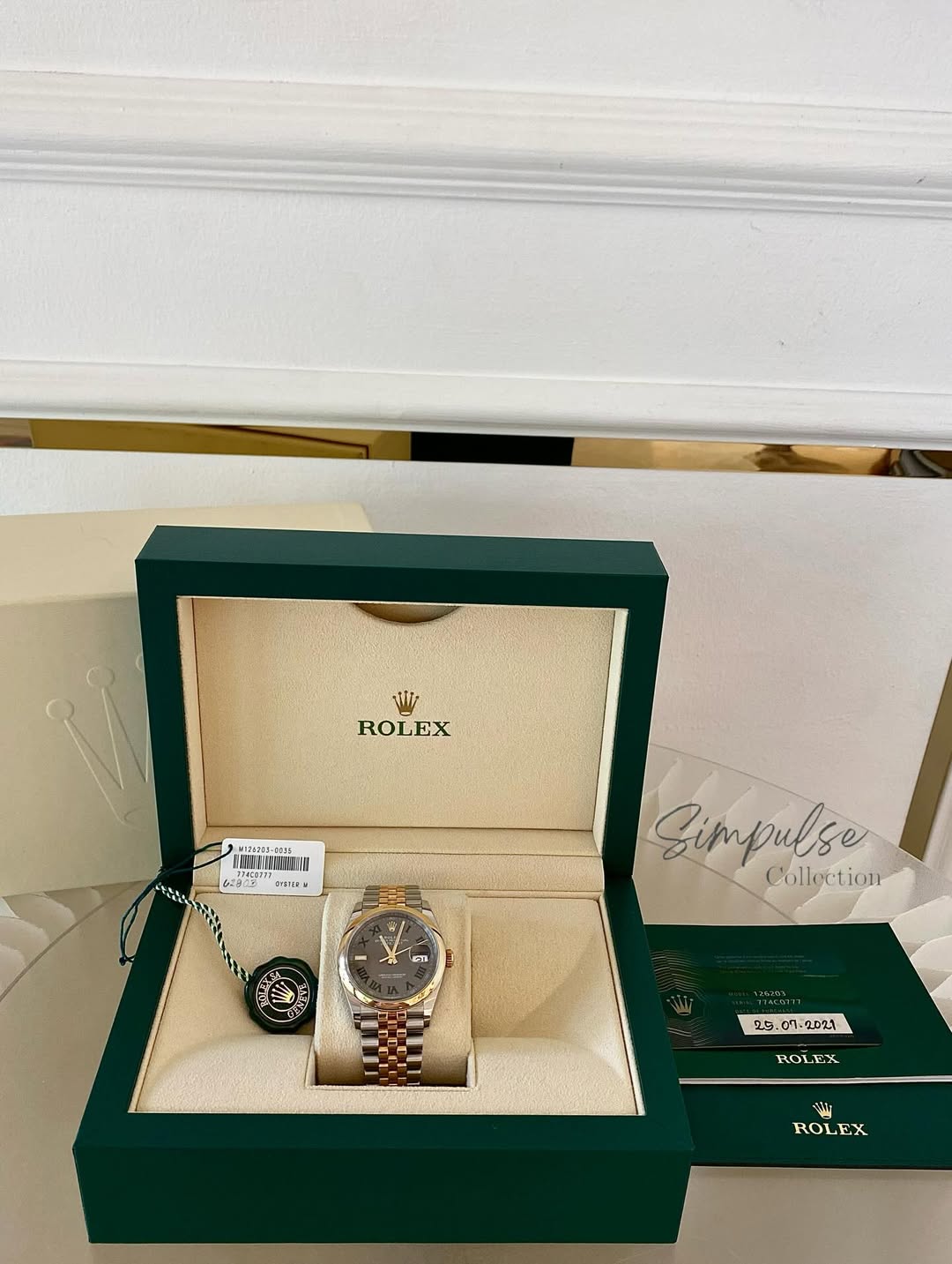 ROLEX Wimbledon 36mm Jubilee