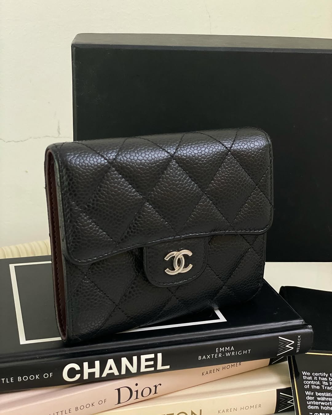 Chanel Classic Quilted Caviar Flap Wallet
