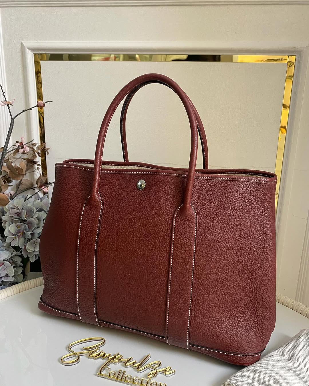 Hermes GPT 36 Rouge Negonda Leather