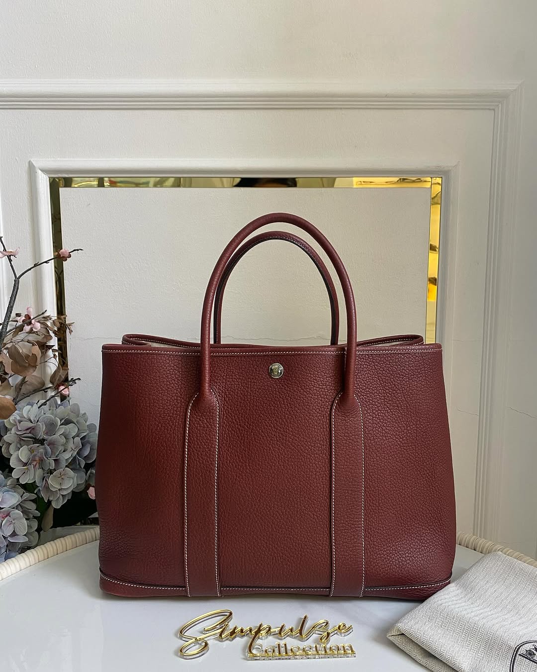 Hermes GPT 36 Rouge Negonda Leather