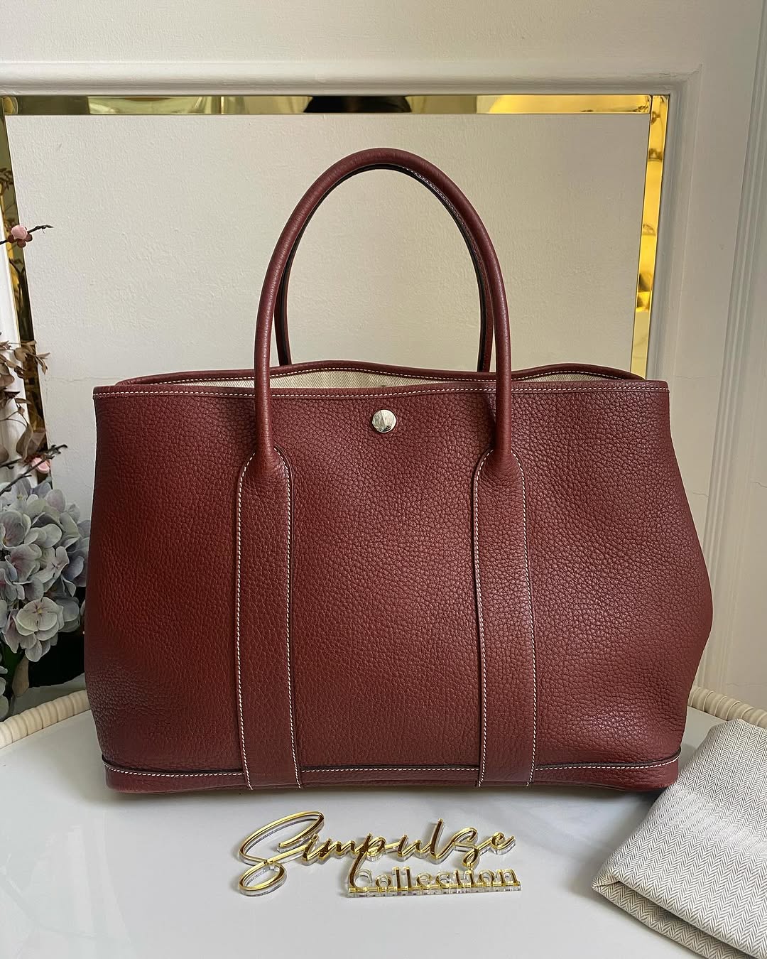 Hermes GPT 36 Rouge Negonda Leather